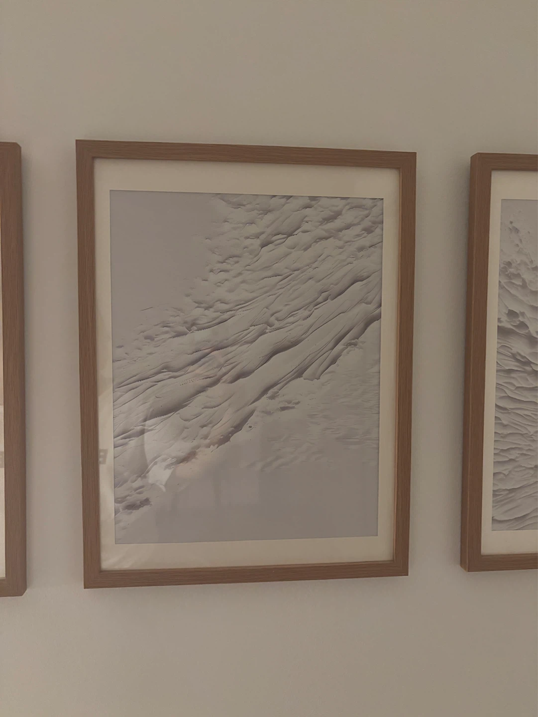 Set of 3 Framed Abstract Art Prints - photo 2