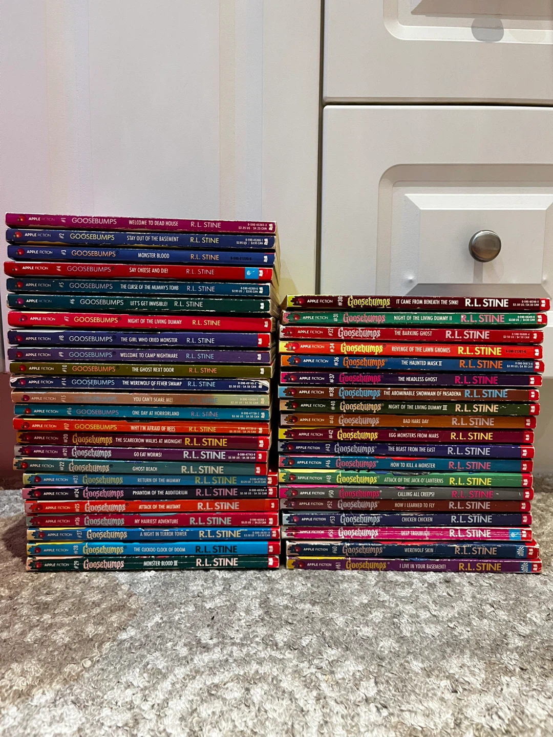Huge goosebumps lot - series 2000, GYG included
