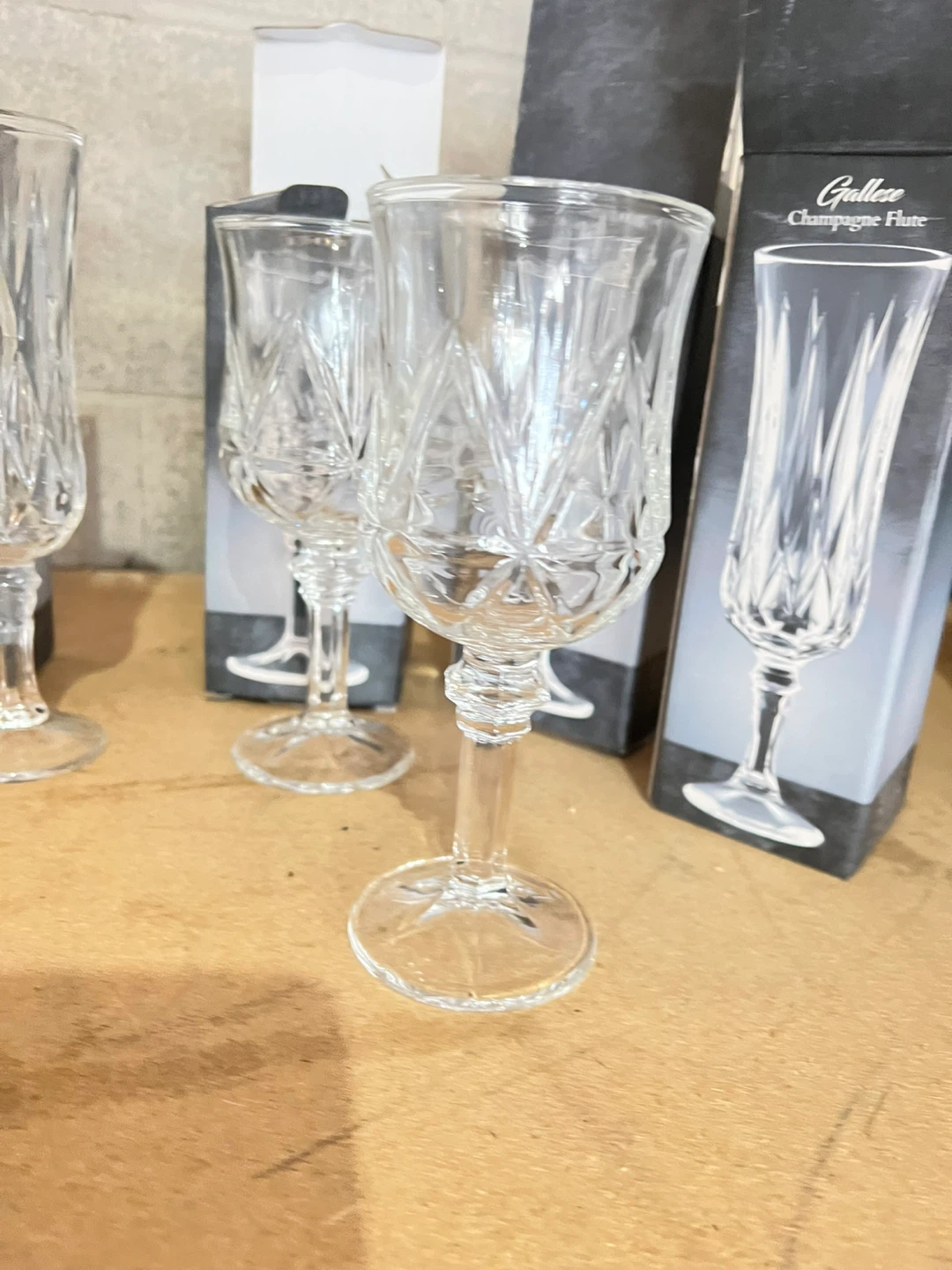 Set of Crystal Champagne Flutes - photo 4