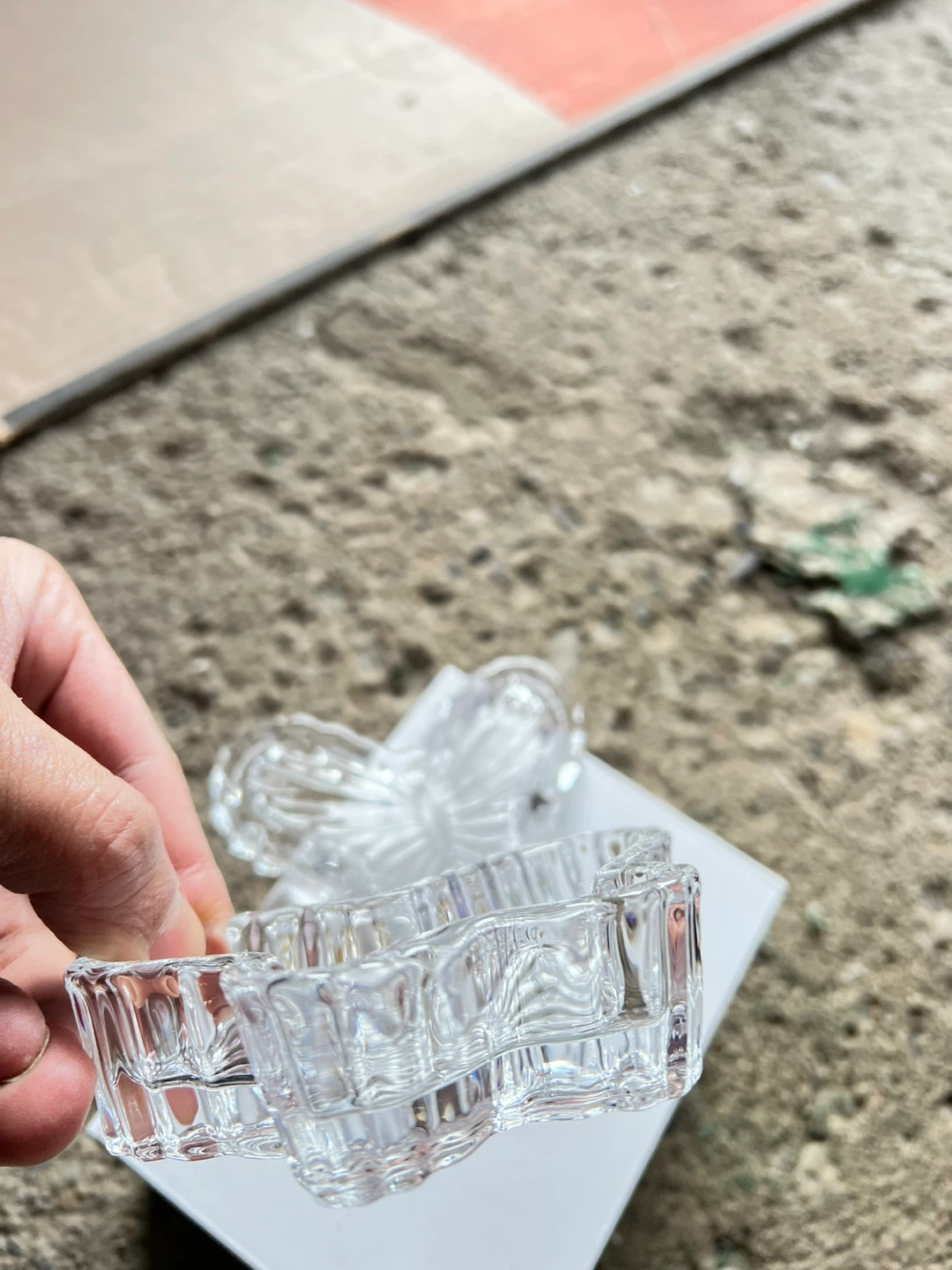 Glass Butterfly Ring Dishes - Set of 2 - photo 3