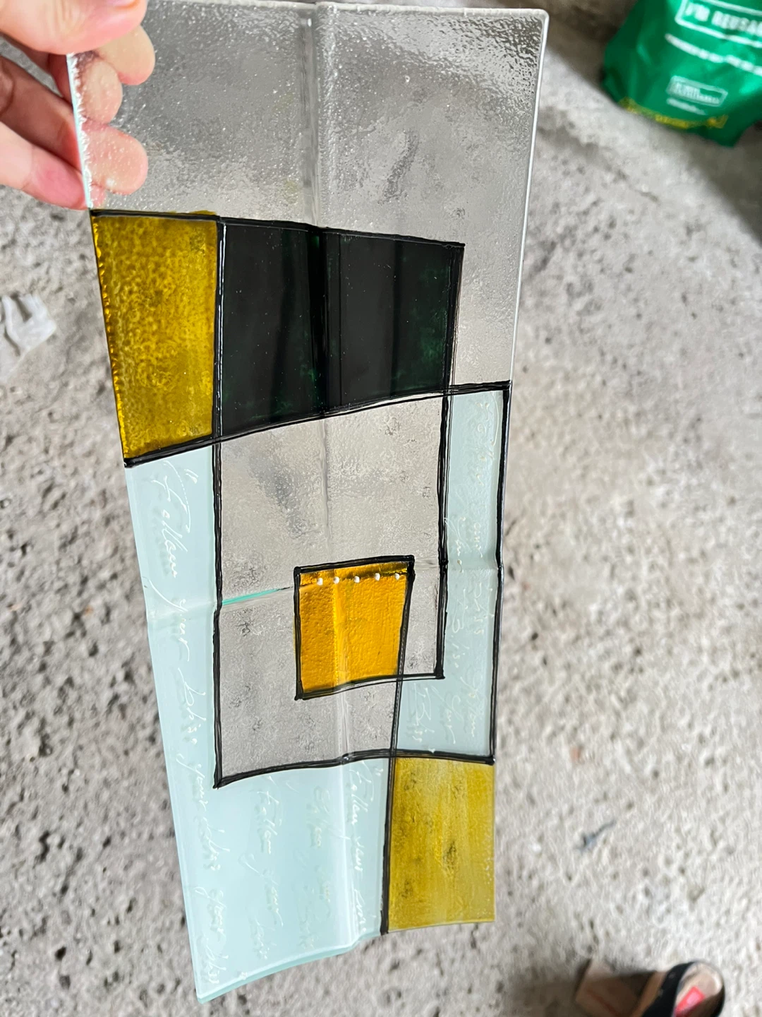 Decorative Glass Tray