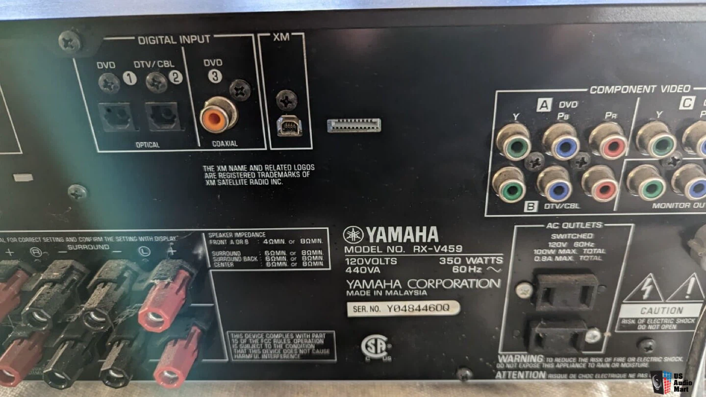 Yamaha RX-V459 Natural Sound AV Receiver - photo 5