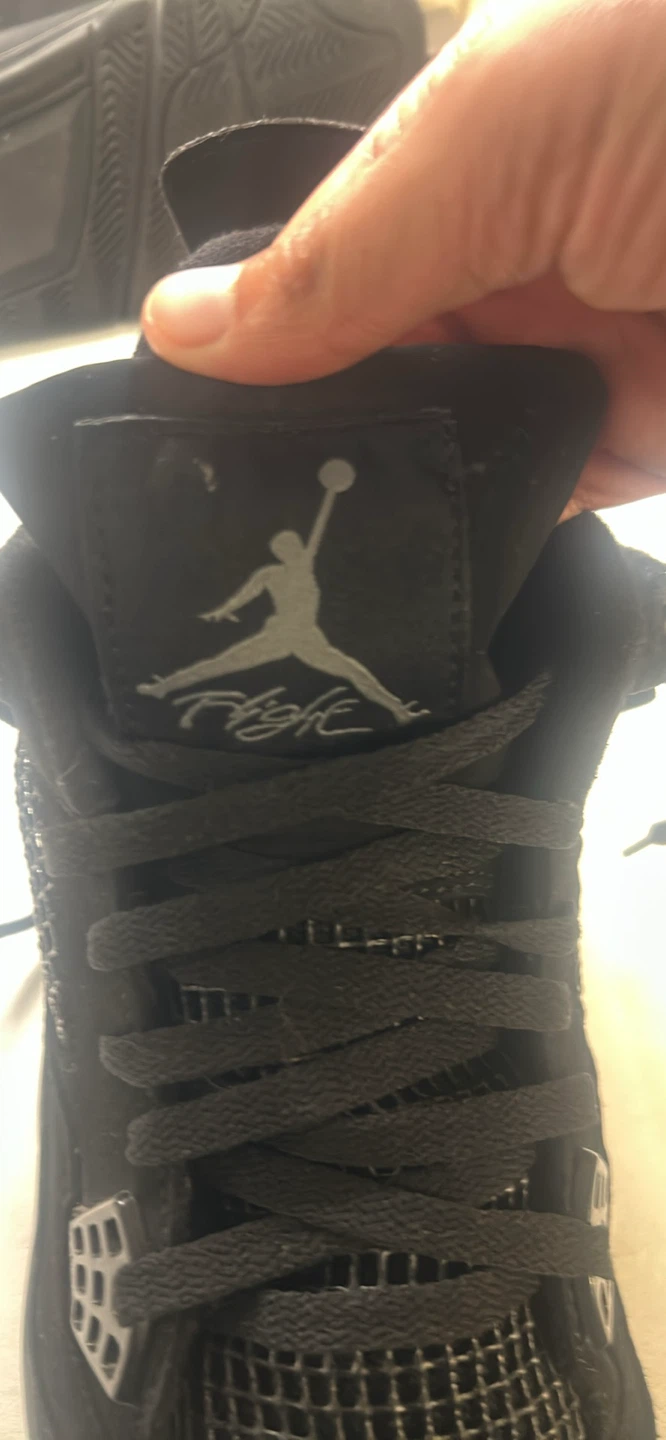 Air Jordan 4 black cat Sneakers - photo 3