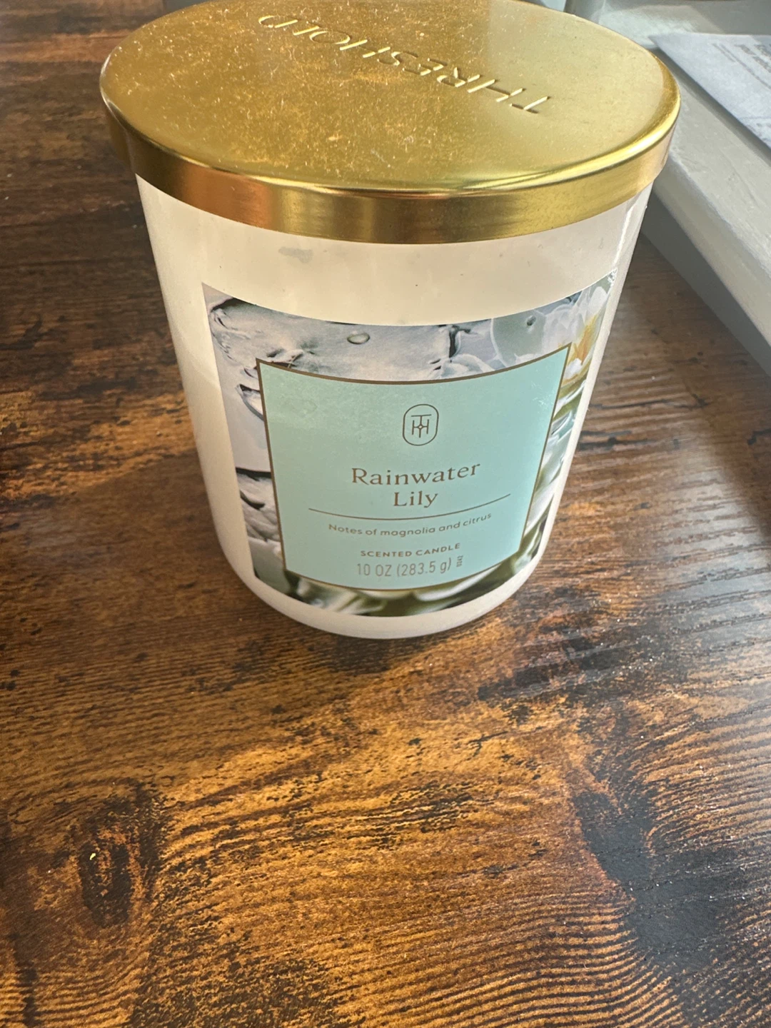Threshold Rainwater Lily Scented Candle 10 oz