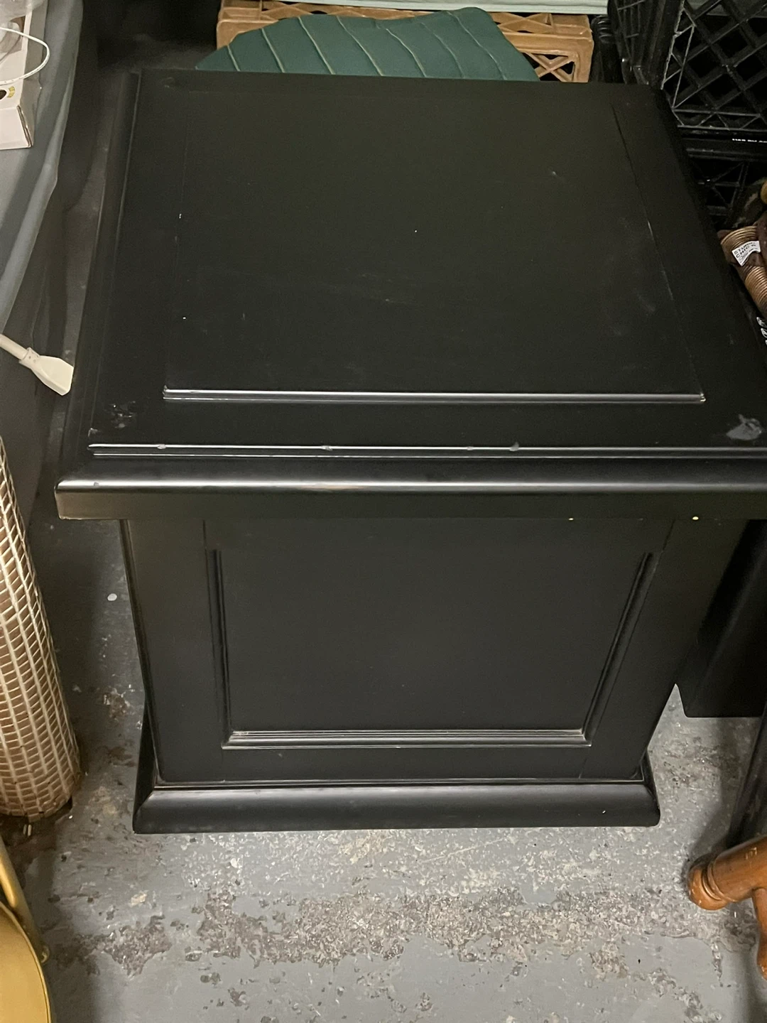 Black Accent Cabinet
