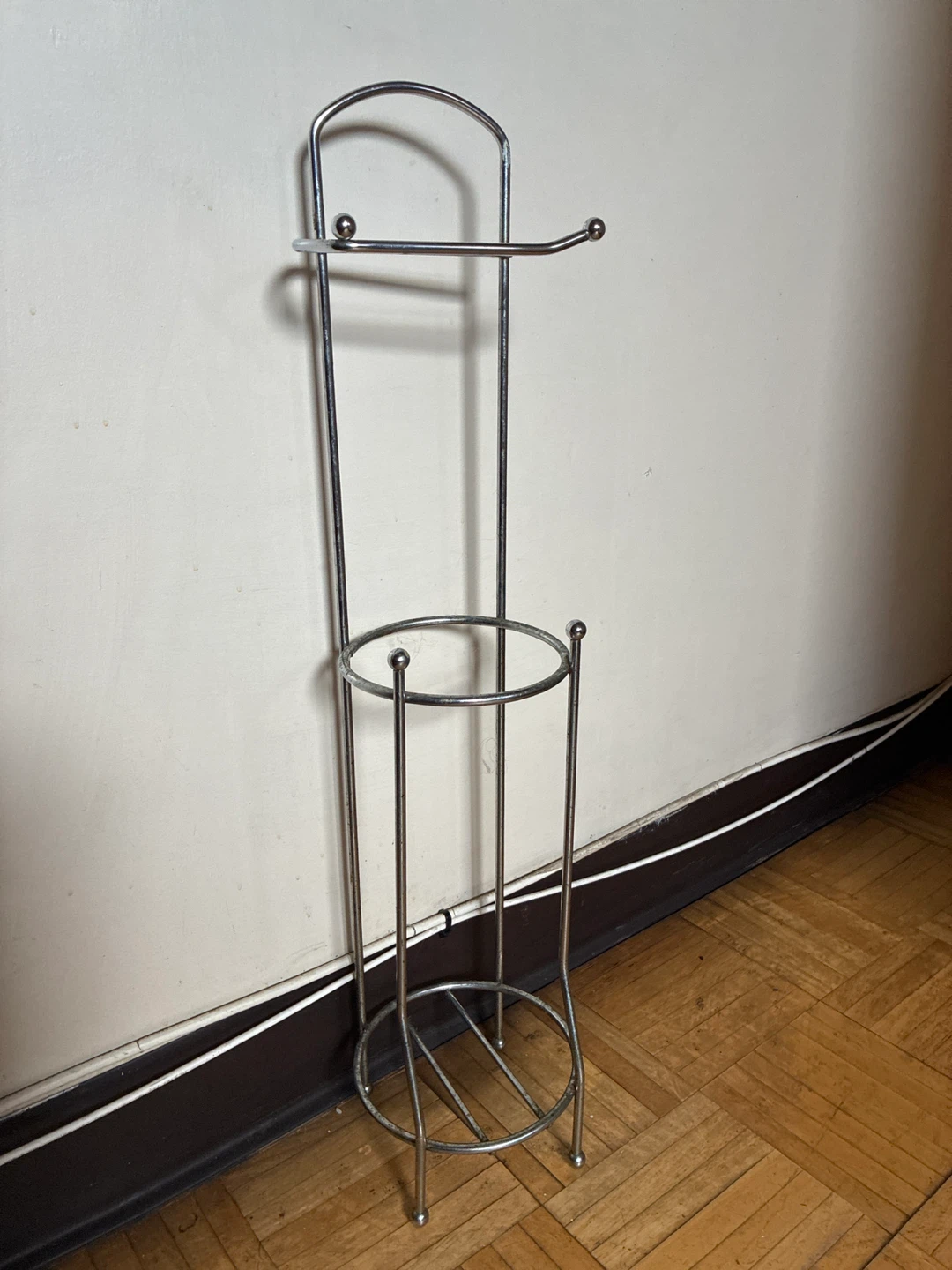 Metal Standing Toilet Paper Holder