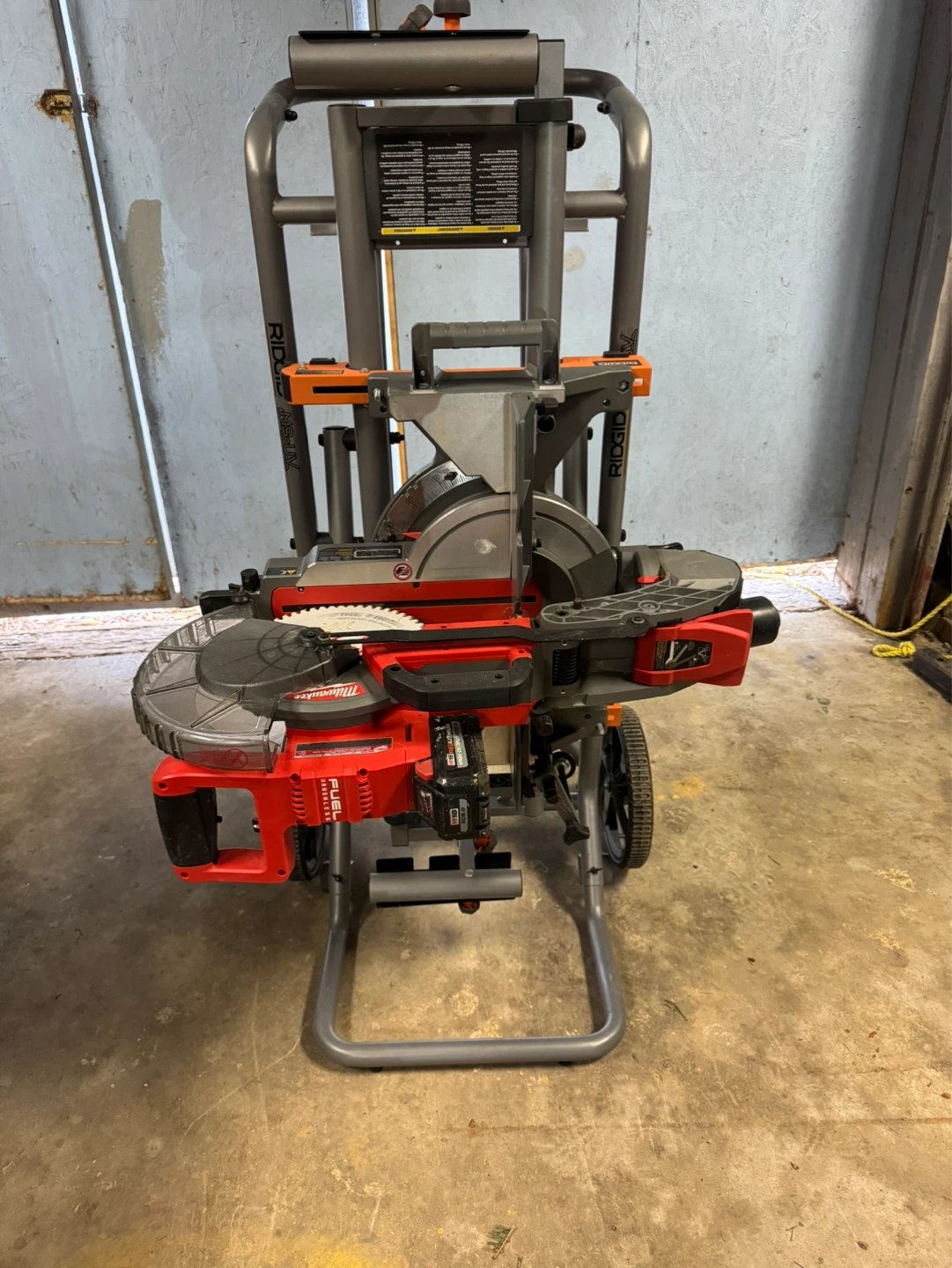 Milwaukee Miter Saw with Rolling Stand - photo 2