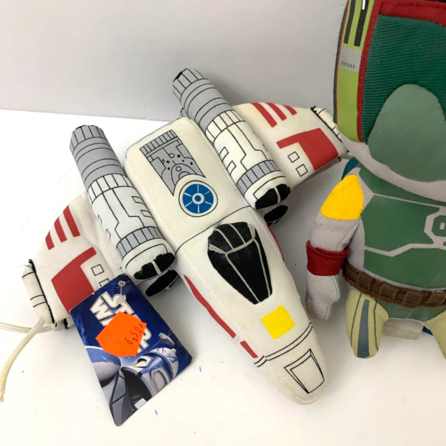 Star Wars Plush Toy Boba Fett X Wing Set Collectible Soft Toys - photo 4