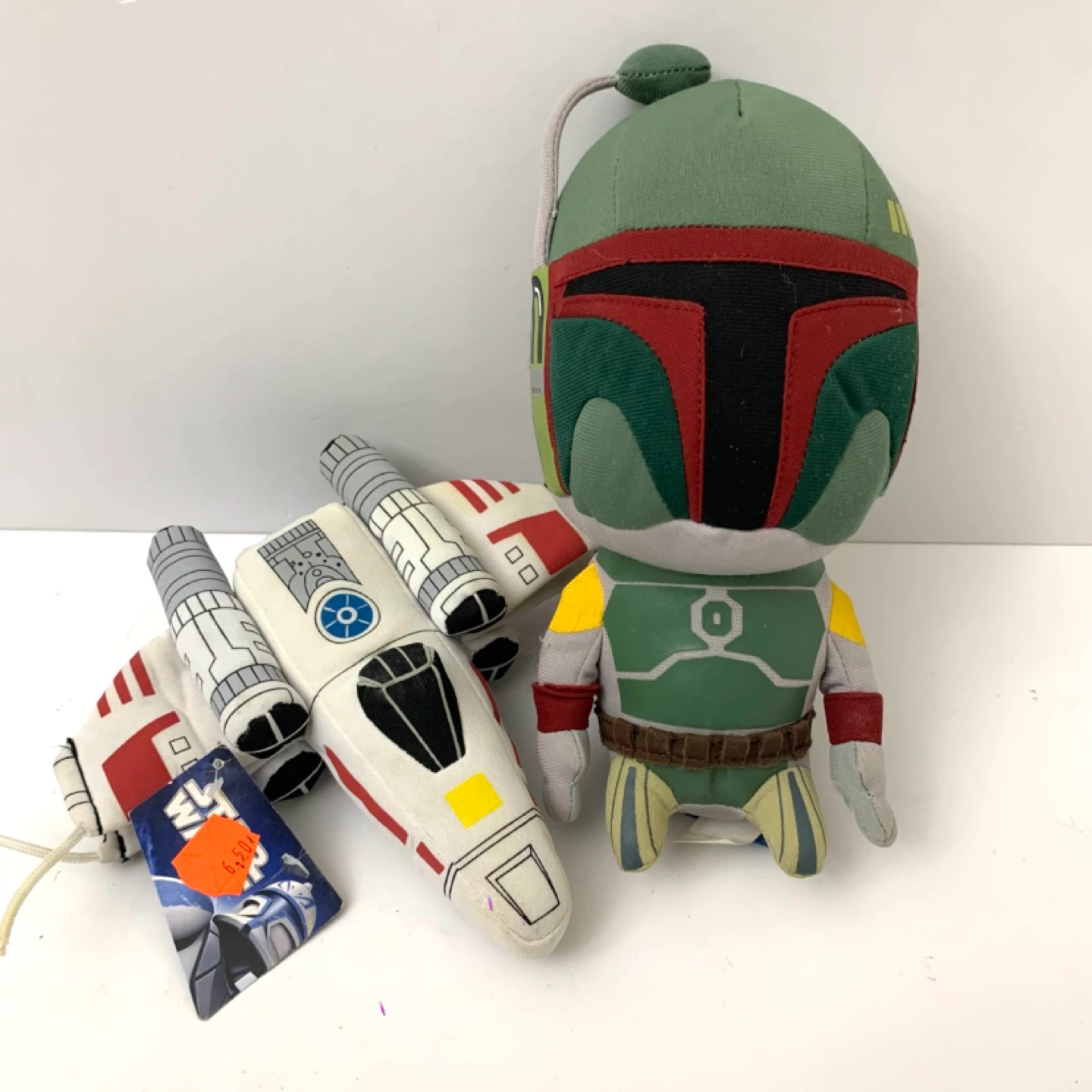 Star Wars Plush Toy Boba Fett X Wing Set Collectible Soft Toys