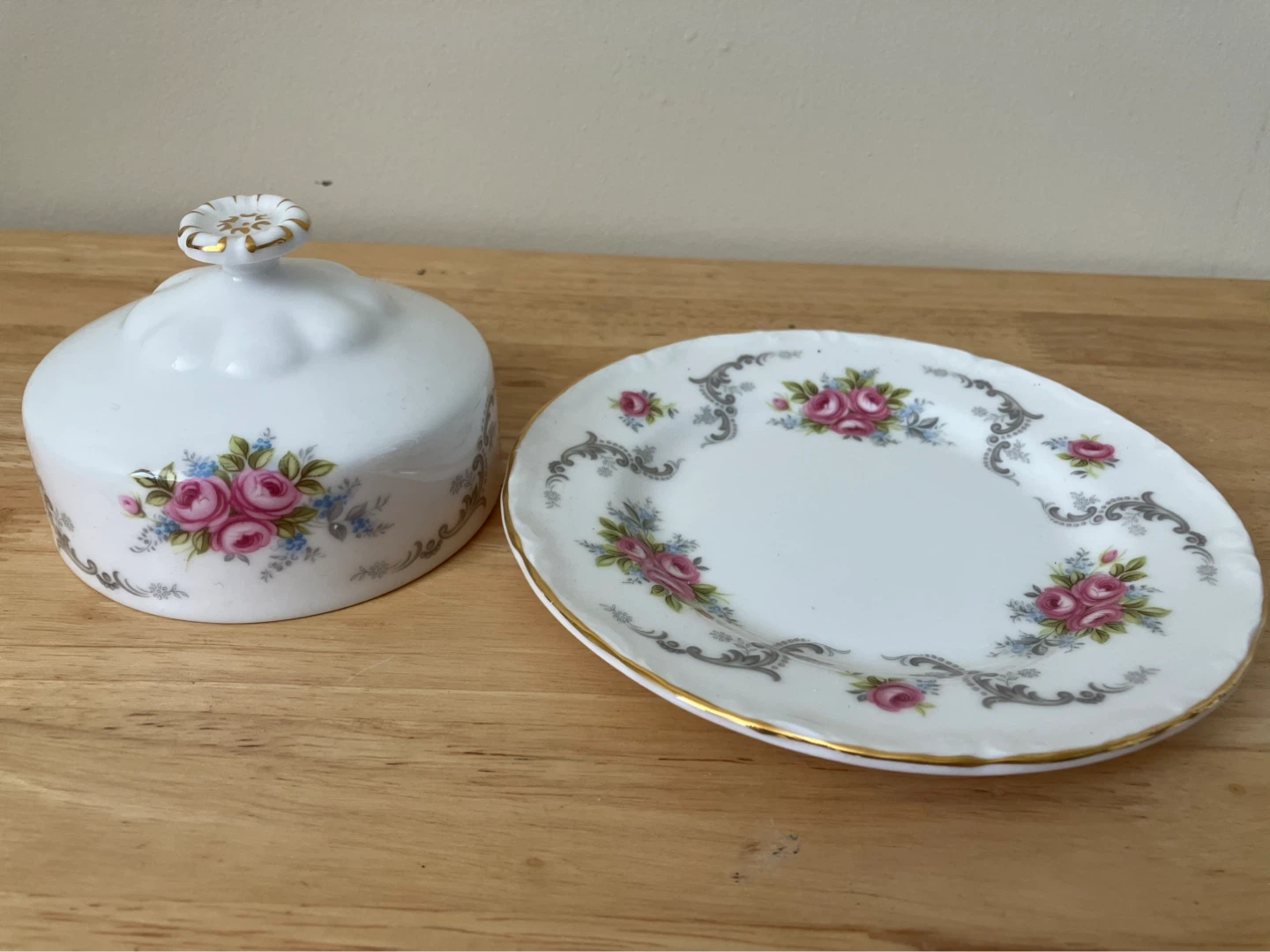 Royal Albert Tranquillity Bone China Butter Dish - photo 2