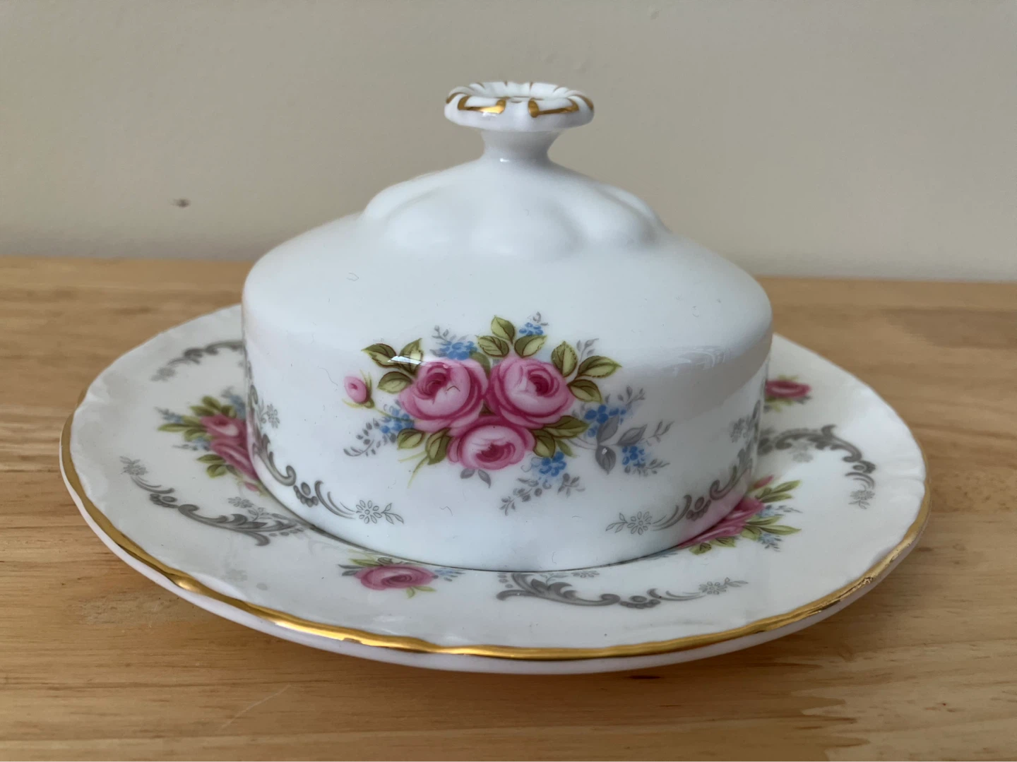 Royal Albert Tranquillity Bone China Butter Dish