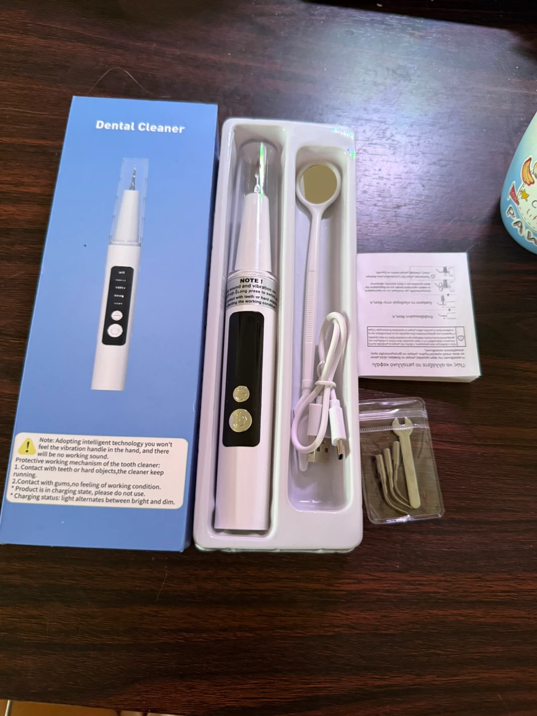 Dental Cleaner with Mirror and Accessories