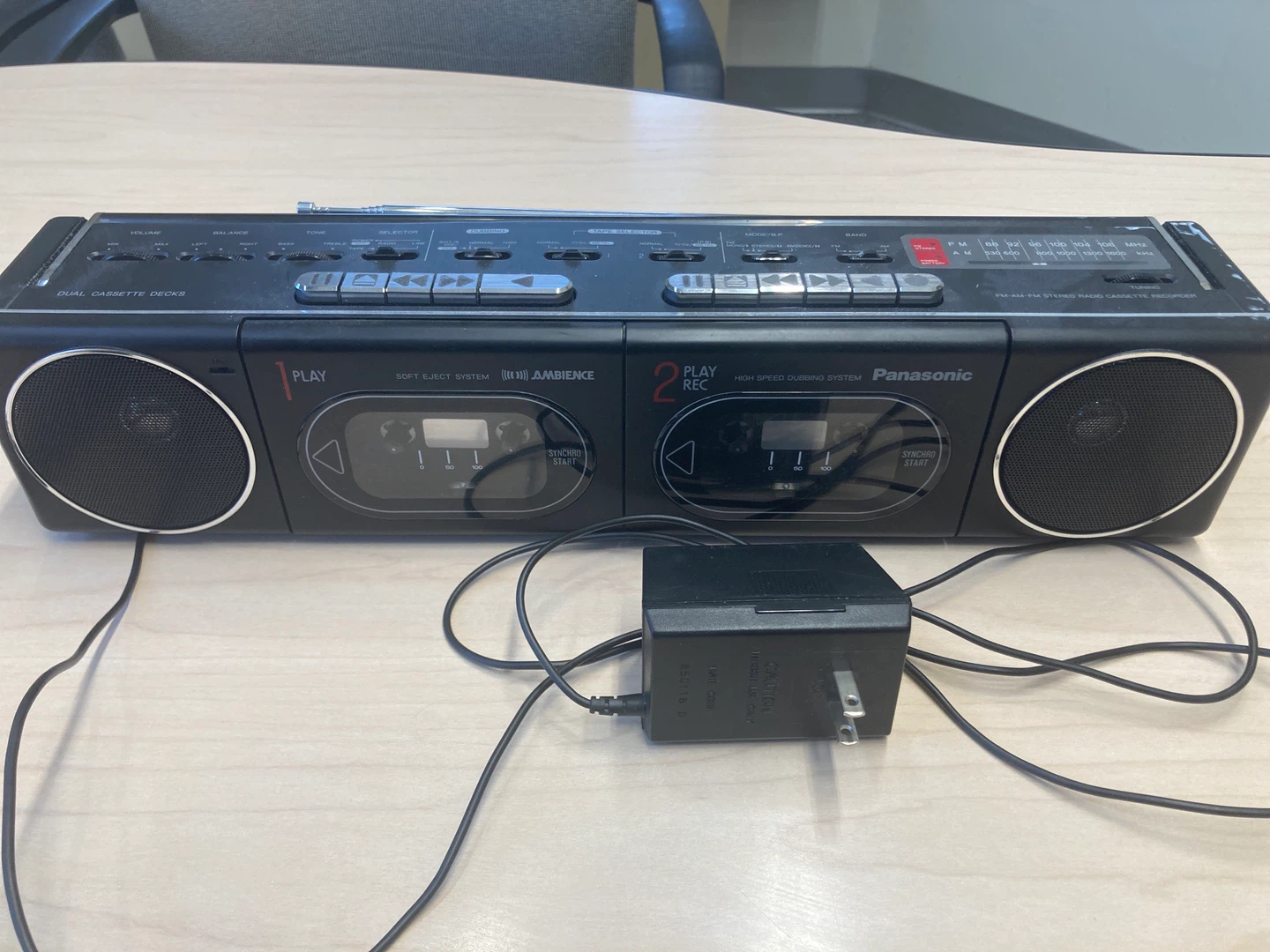 Panasonic Dual Cassette Boombox with Radio
