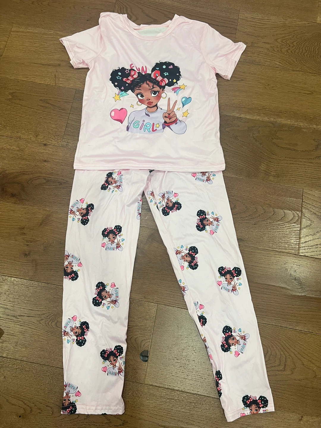Kids Pyjama Set - Girl Graphic
