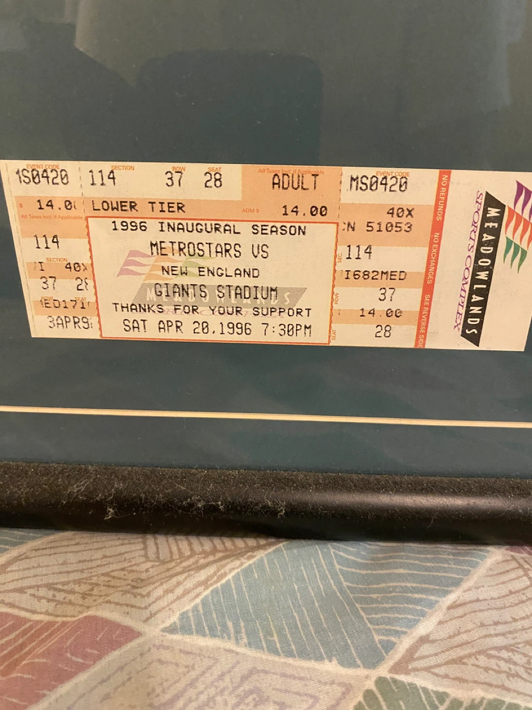 MLS Cup '96 ticket - photo 3