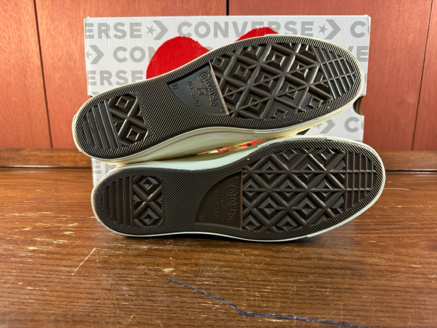 Converse x CDG PLAY Chuck 70 High White Men’s Sz 10/Women’s 12 - photo 3