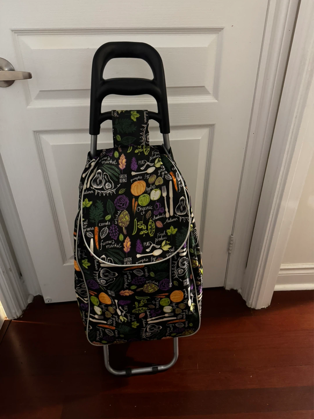 Shopping Trolley with Vegetable Print