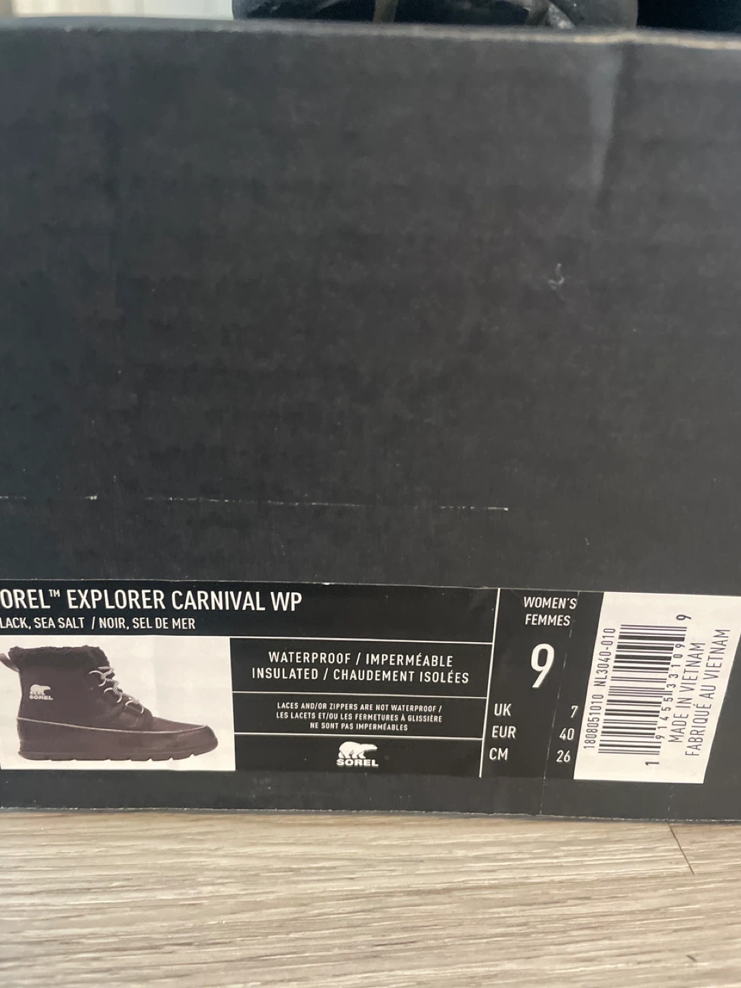 Sorel Explorer Carnival WP Women's Boots Size 9 - photo 2