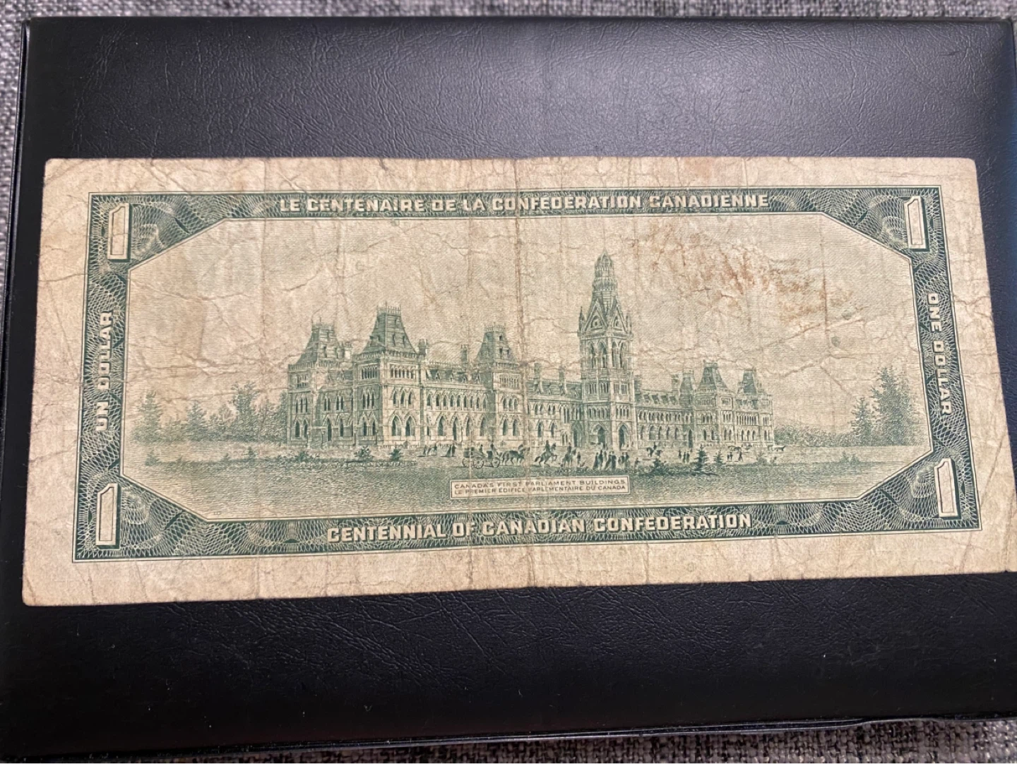 1967 Canada Centennial Confederation $1 Bill - photo 2