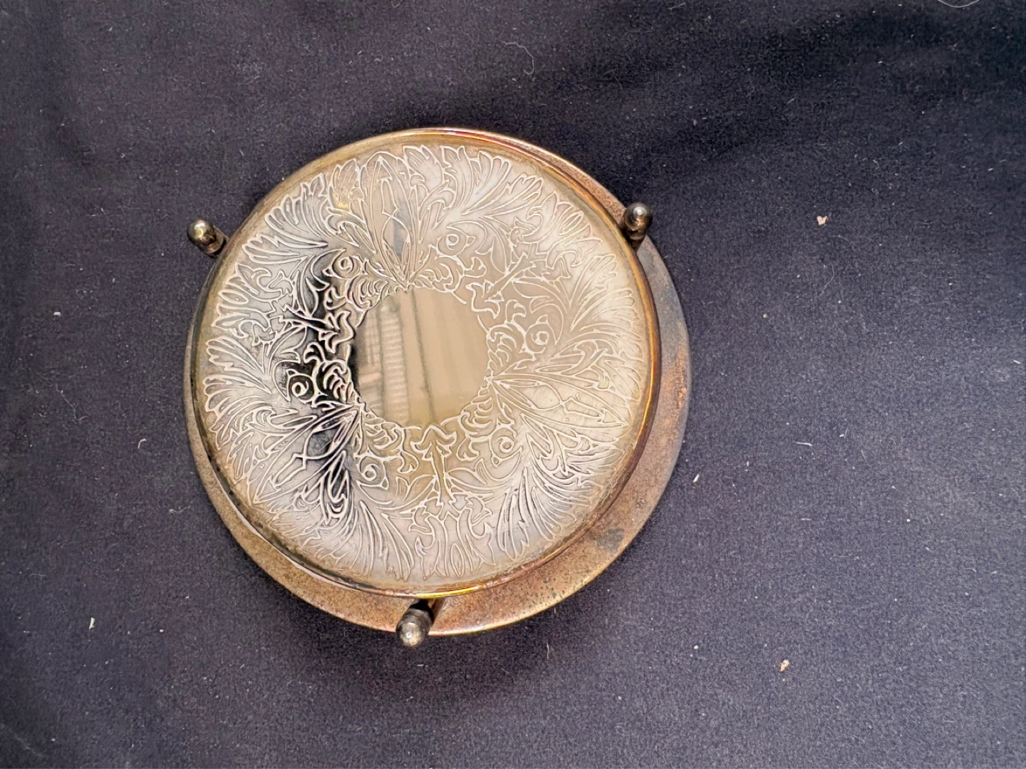 Vintage Coaster Set with Holder - photo 2