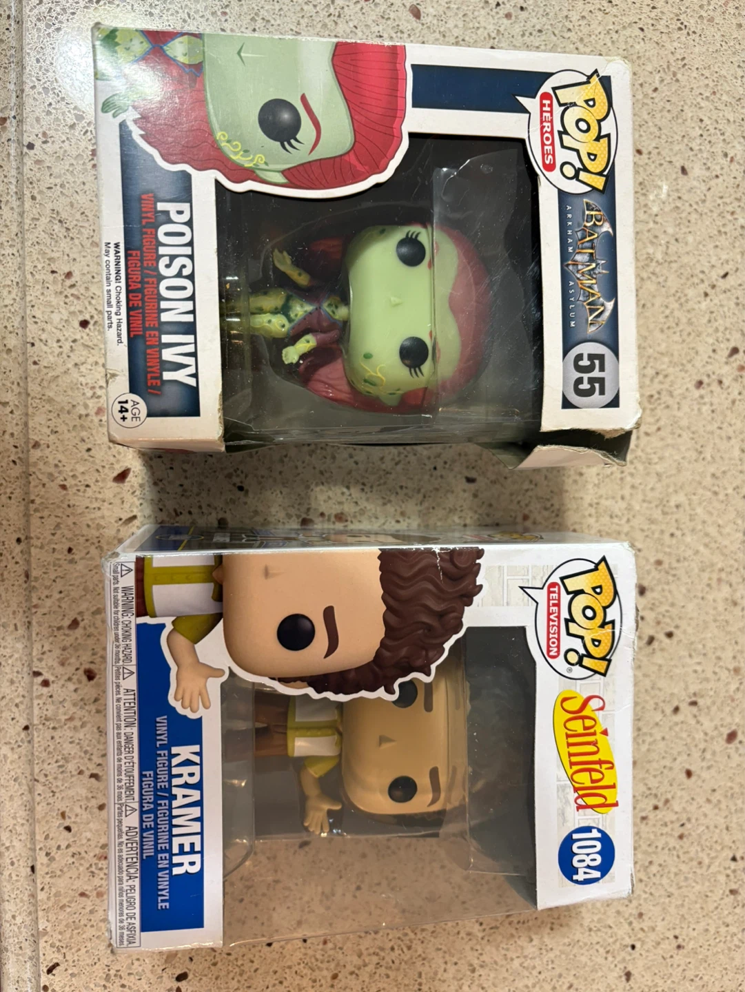Funko Pop! Poison Ivy and Kramer Vinyl Figures (Please read ad)
