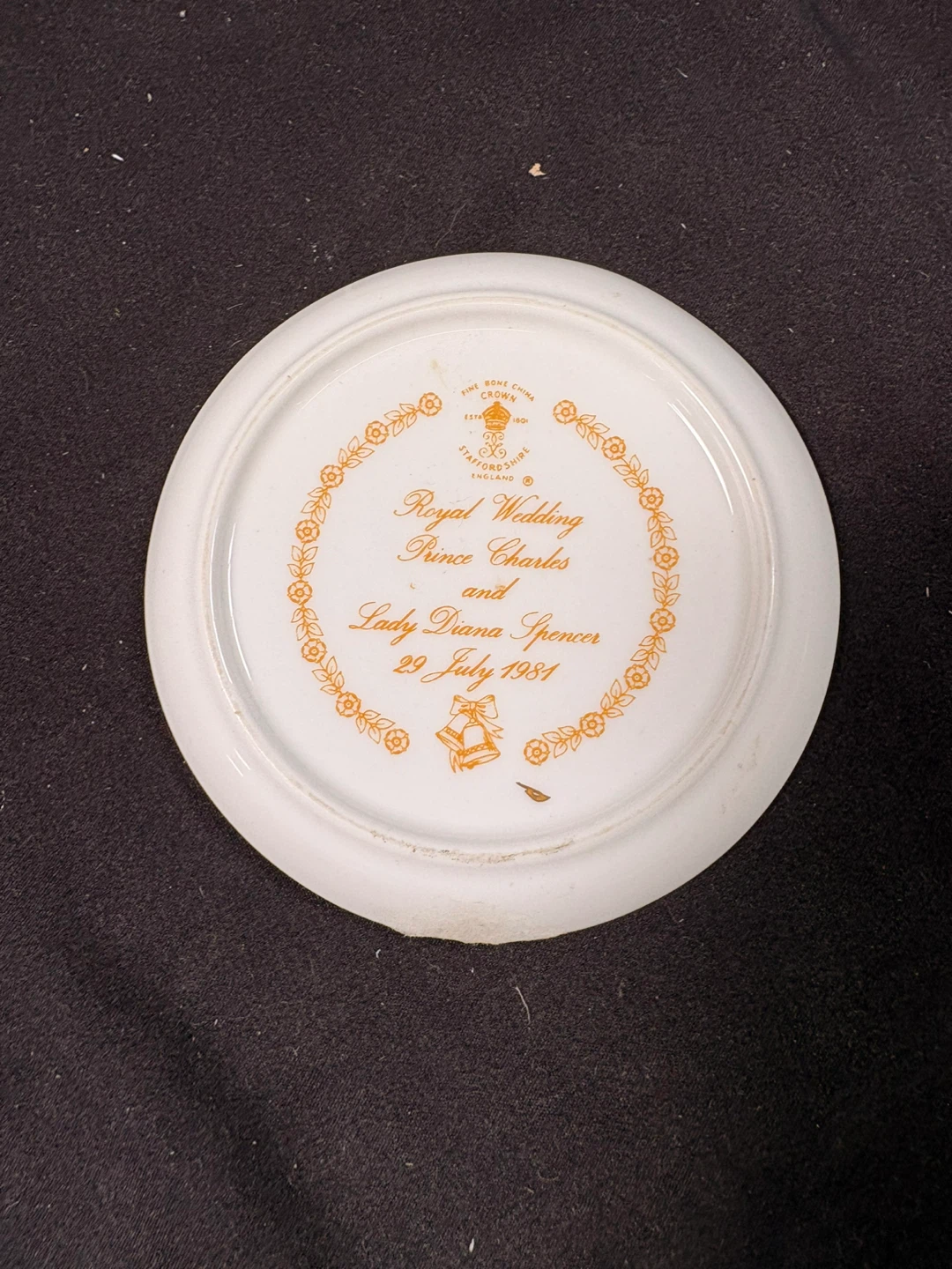 Royal Wedding Commemorative Plate Prince Charles & Lady Diana - photo 3