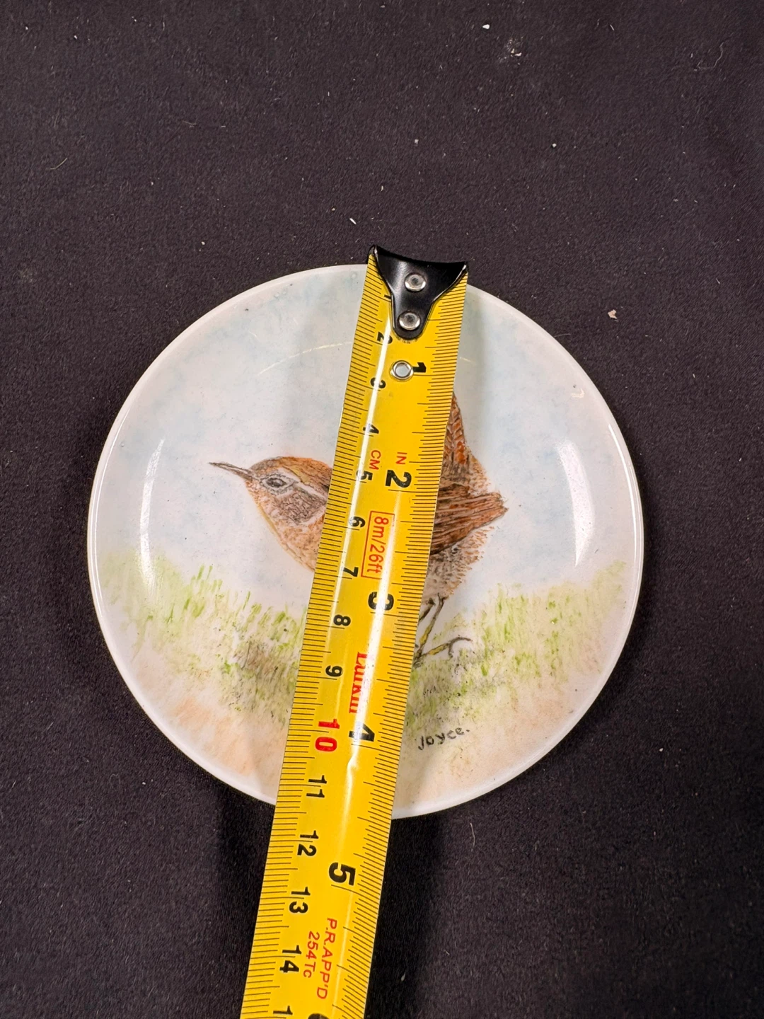 Hand-Painted Wren Ceramic Dish by Joyce - photo 4
