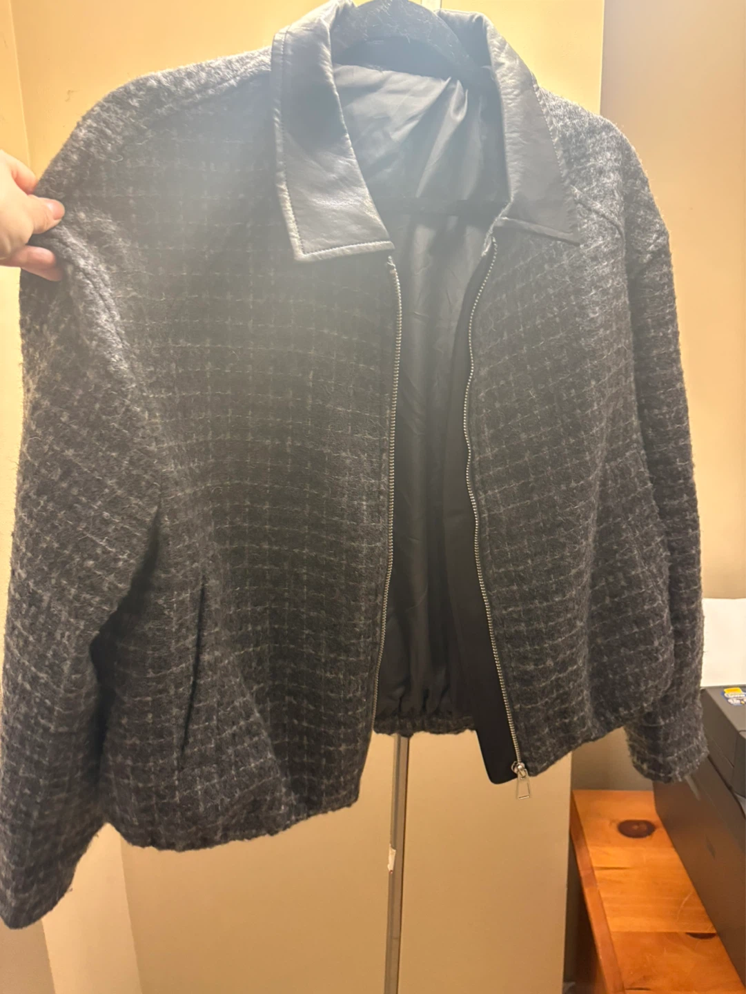 Textured Bomber Jacket - photo 4