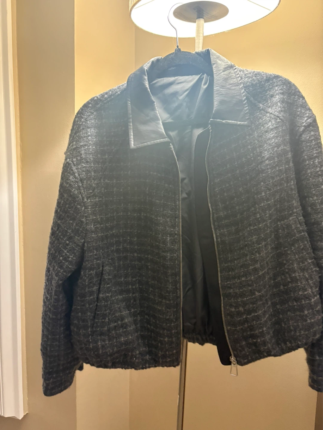 Textured Bomber Jacket - photo 2