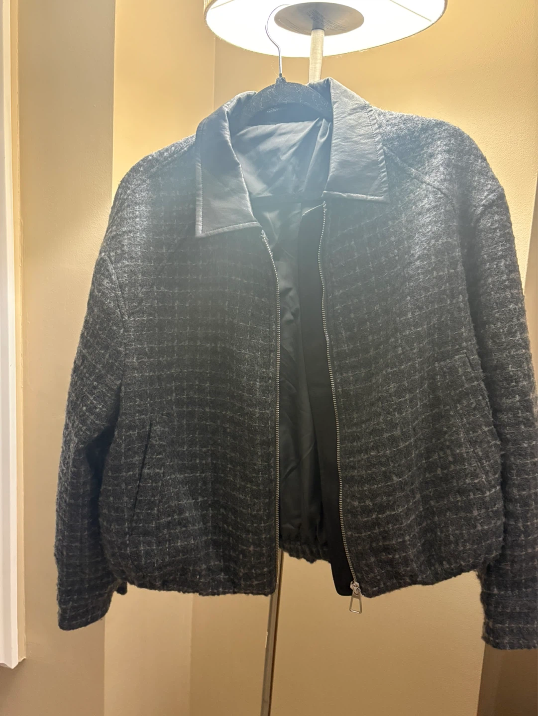 Textured Bomber Jacket - photo 3