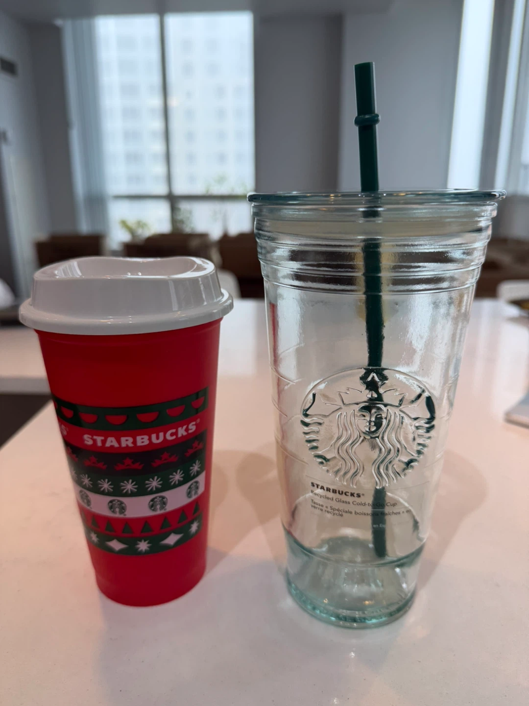 Starbucks Reusable Cold Cup with Lid and Straw