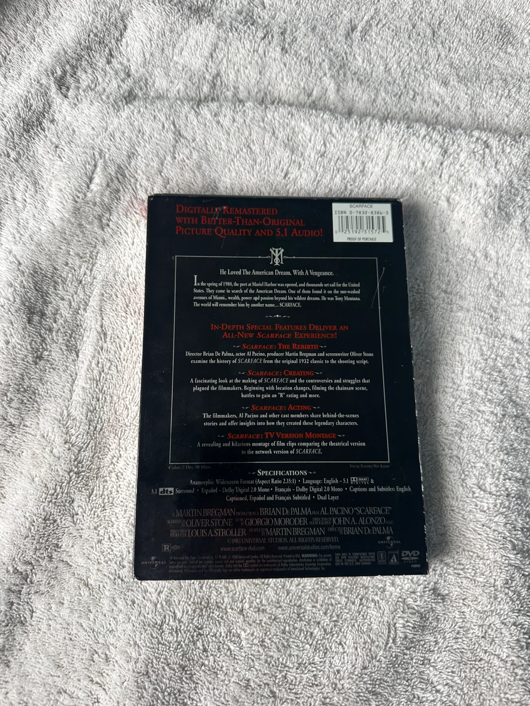 Scarface Two-Disc Anniversary Edition DVD - photo 2