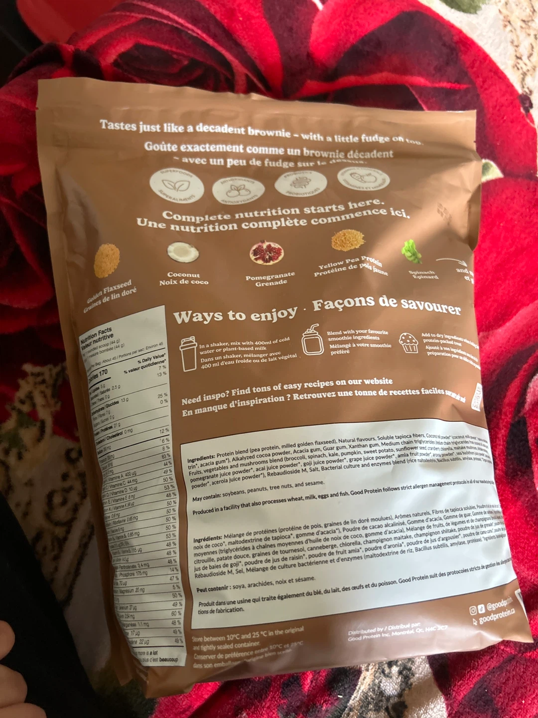 UNOPENED Good Protein Chocolate Fudge "All in One Shake" - photo 2