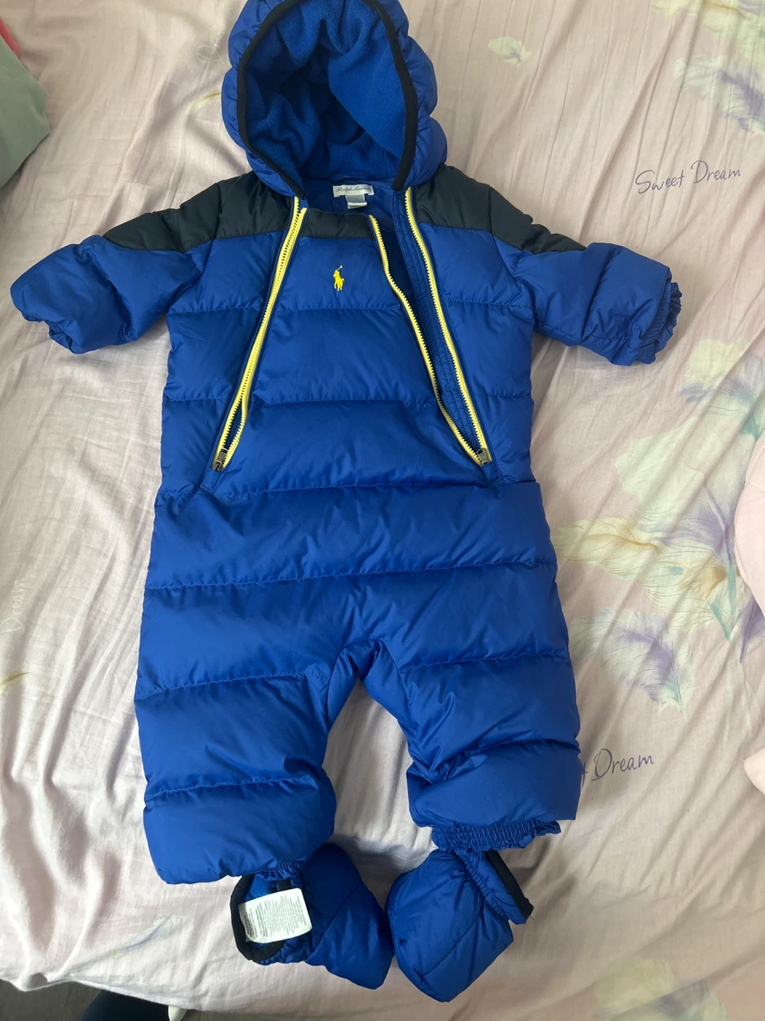 Ralph Lauren Baby Snowsuit 6M Blue