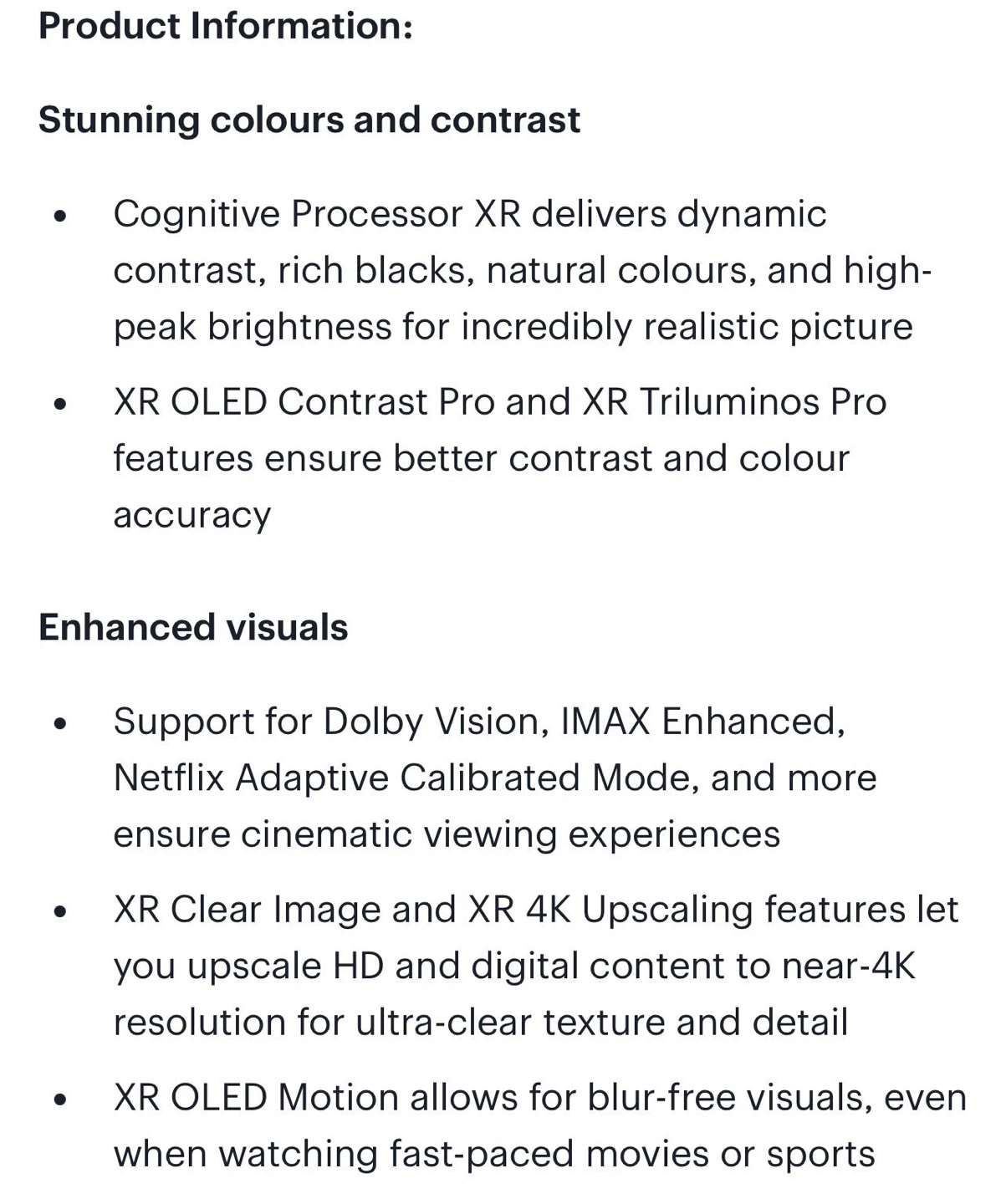 Sony 65-inch Bravia XR OLED 4K Smart TV XR-65A80L - photo 5