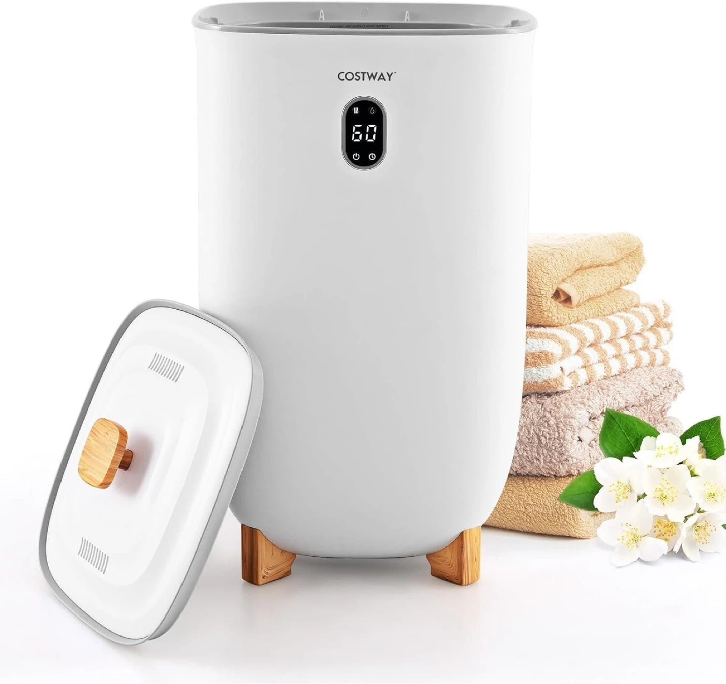 COSTWAY Upgraded 35L Towel Warmer Bucket