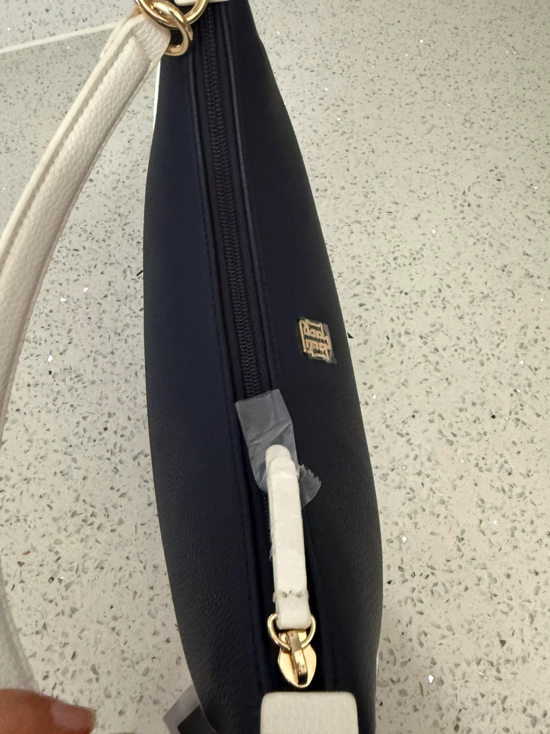 Tommy Hilfiger Hobo Shoulder Bag - Black/White - photo 4