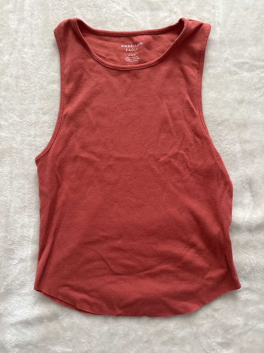 American Eagle Ribbed Tank Top - Medium
