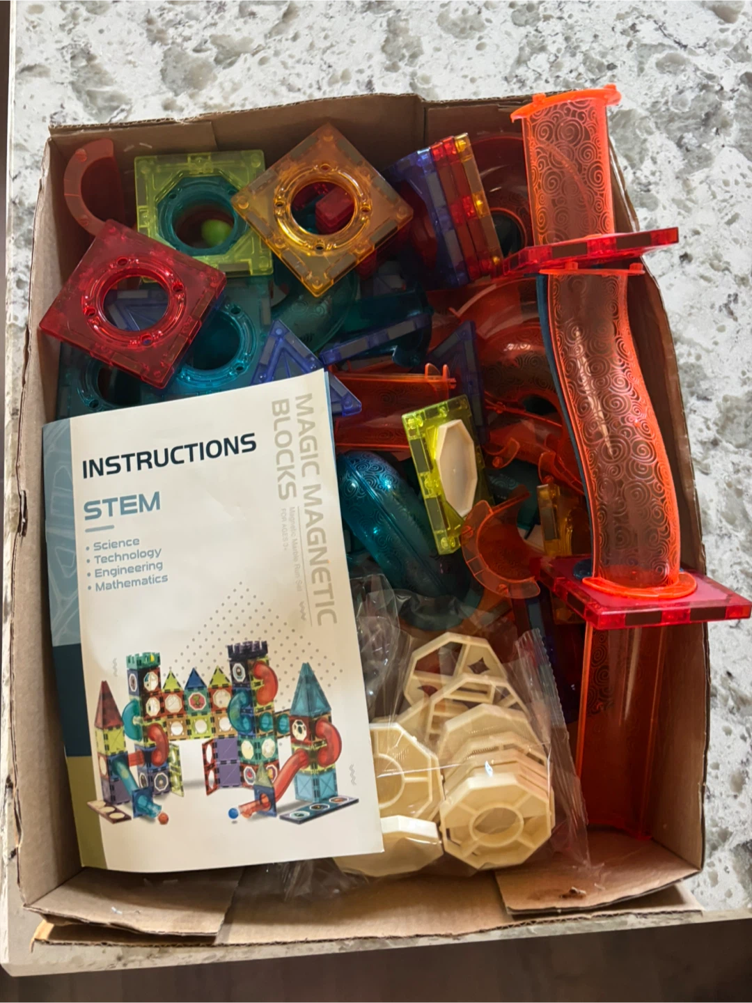 Magic Magnetic Blocks STEM Building Toy Set