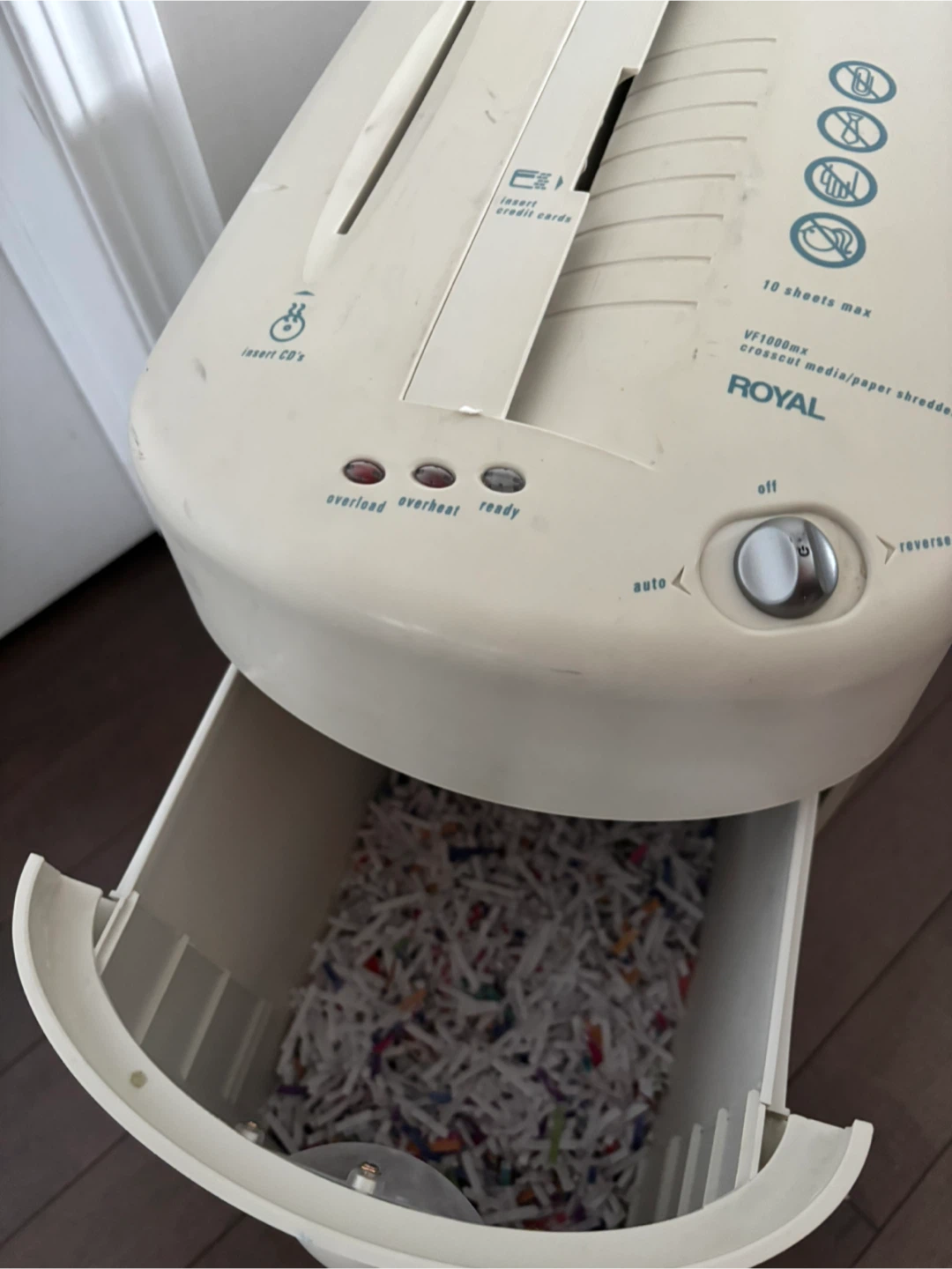 Royal VF1000MX Cross-Cut Paper Shredder - photo 2