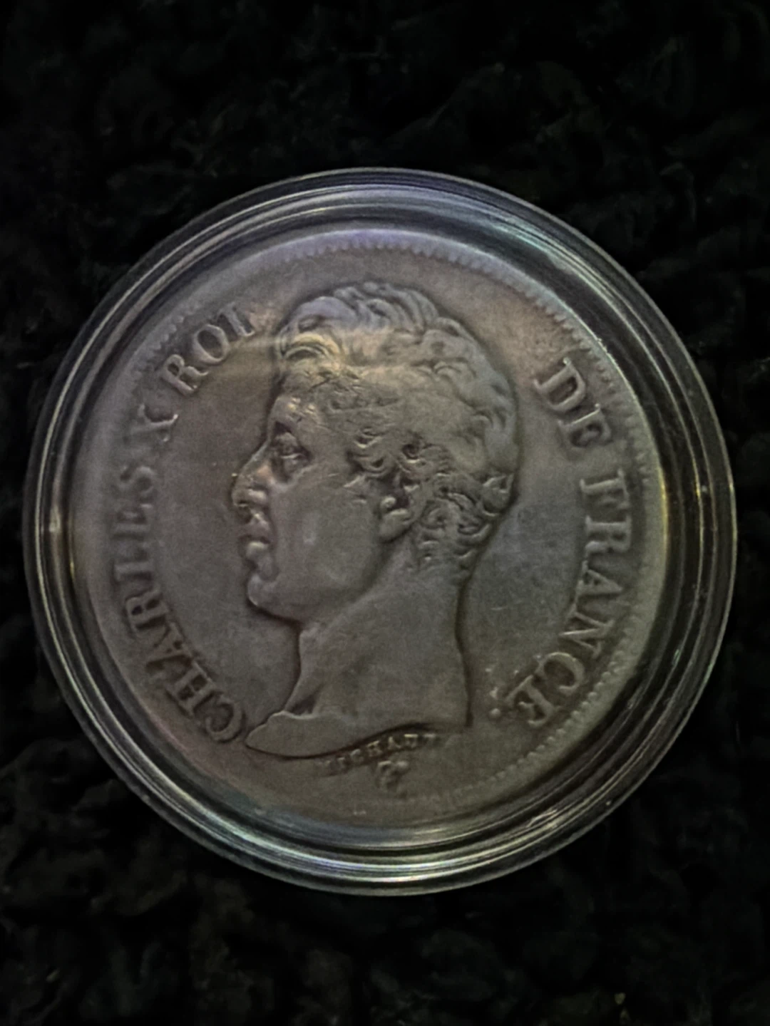 1826 Charles X 5 Francs Coin - photo 2