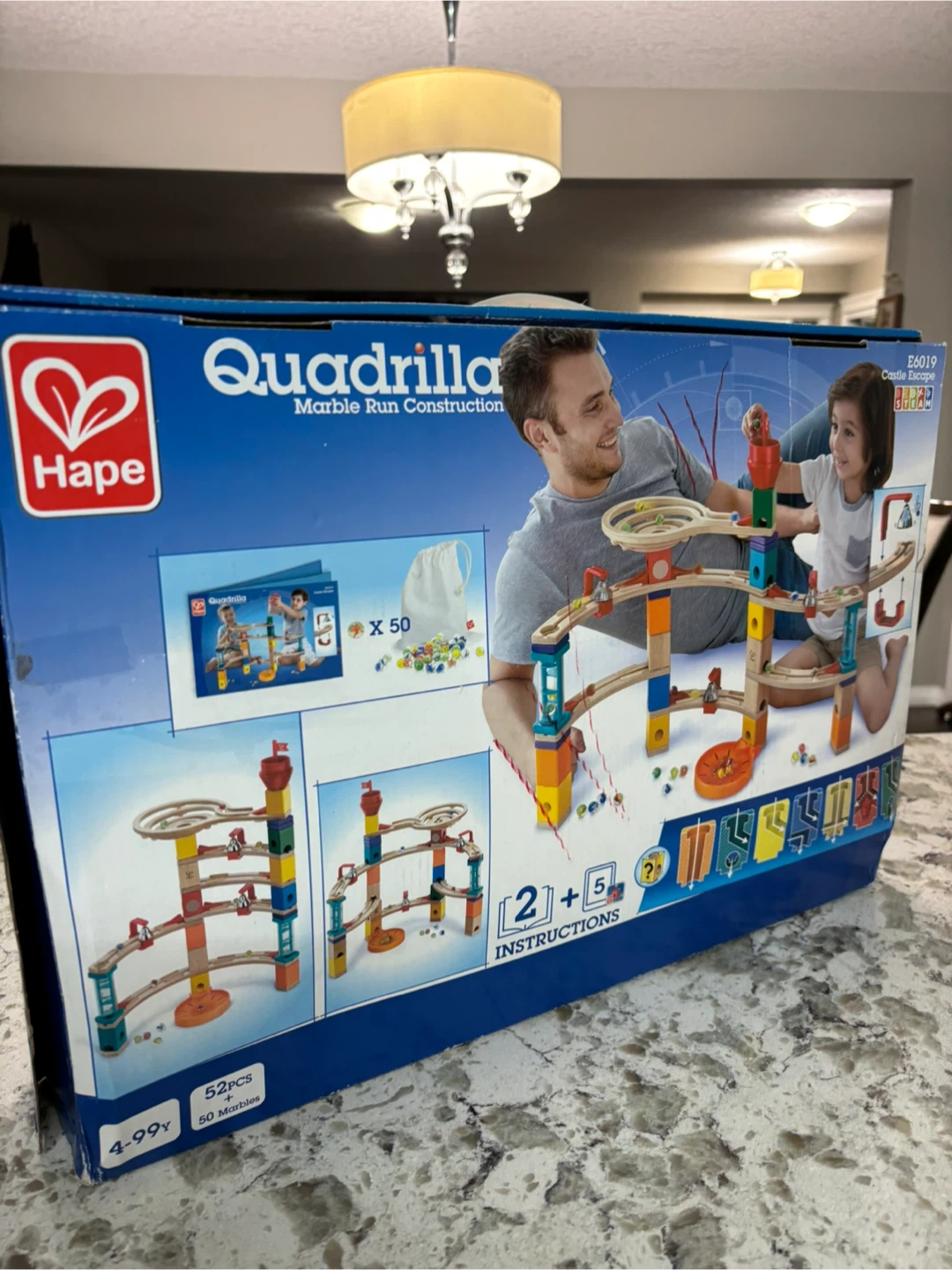 Hape Quadrilla Castle Escape Marble Run Construction Toy