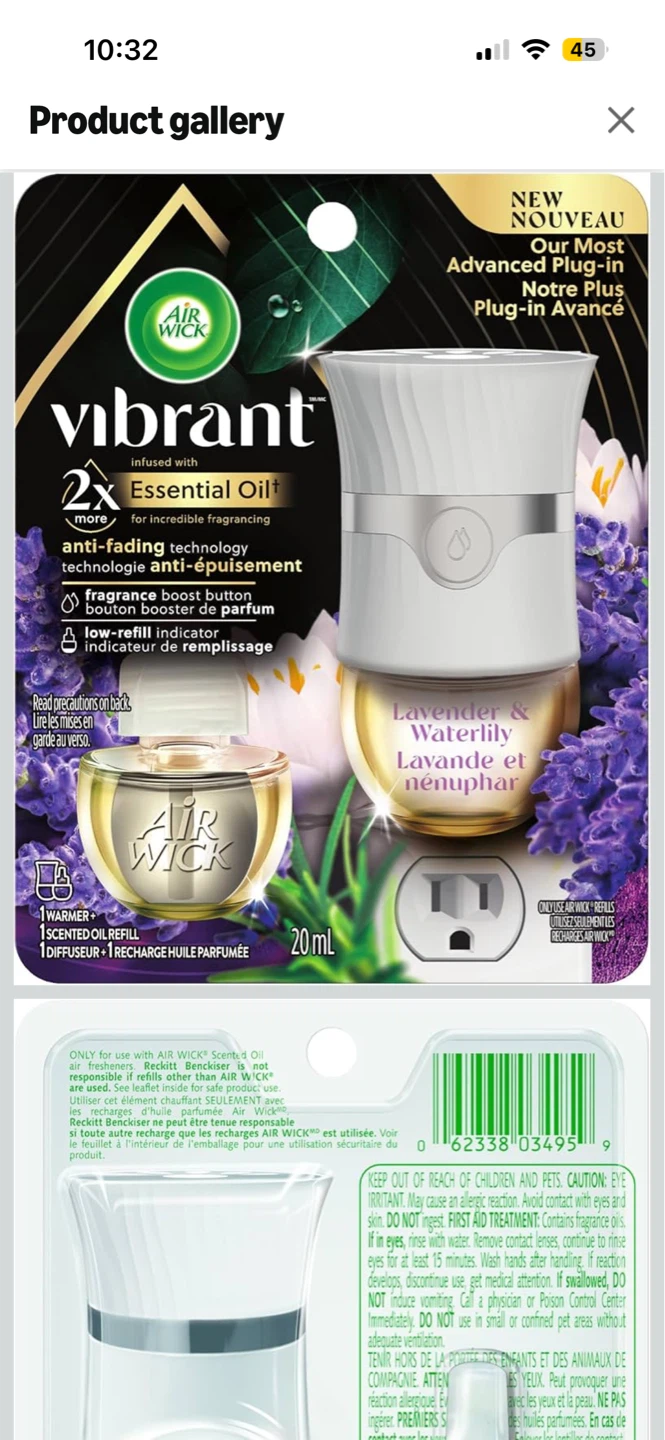 Air Wick Plug-In Warmer – No Refill