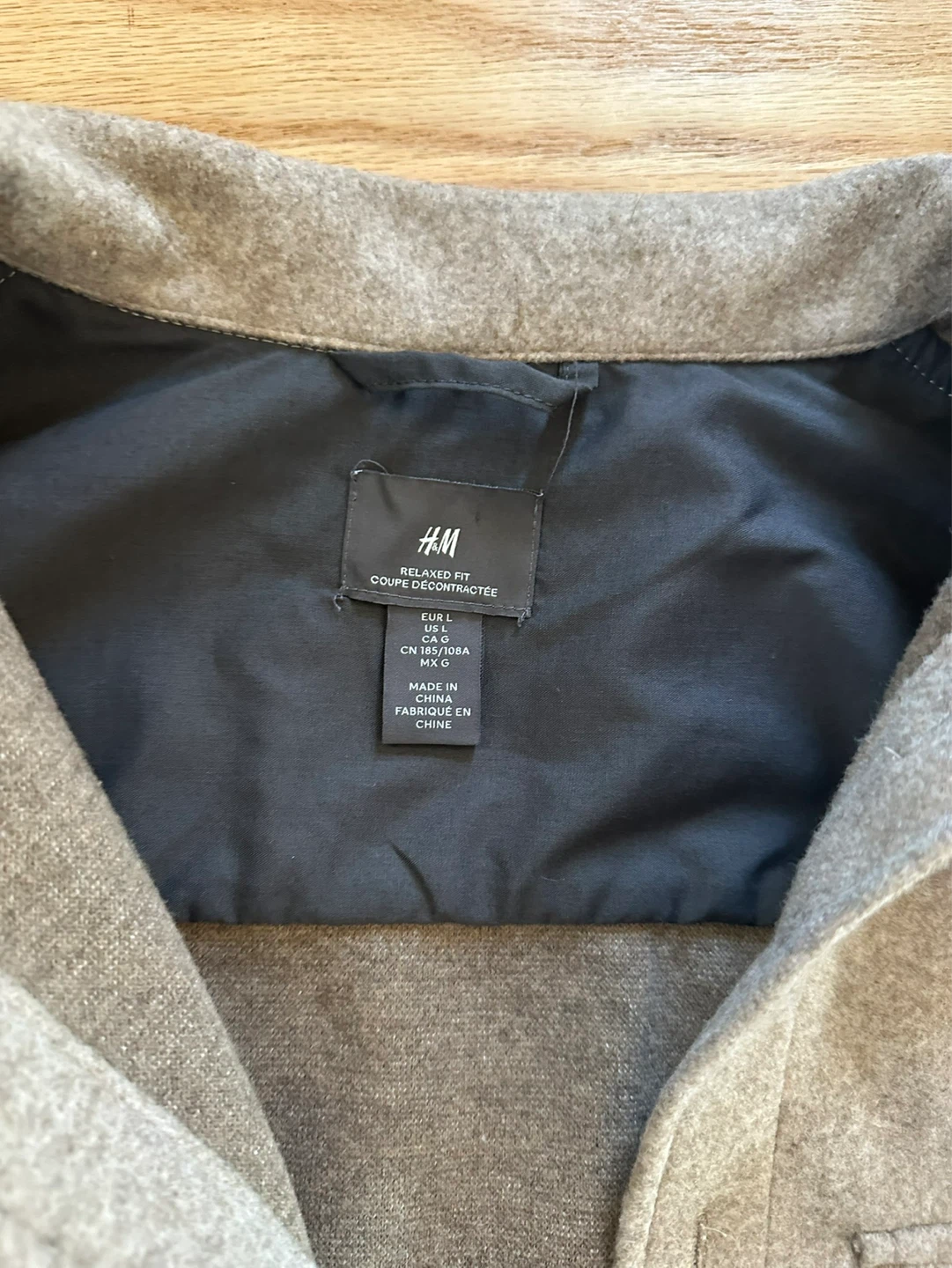H&M over shirt large - photo 4