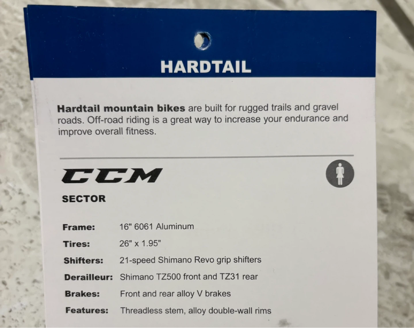 CCM Sector Hardtail Mountain Bike - photo 5