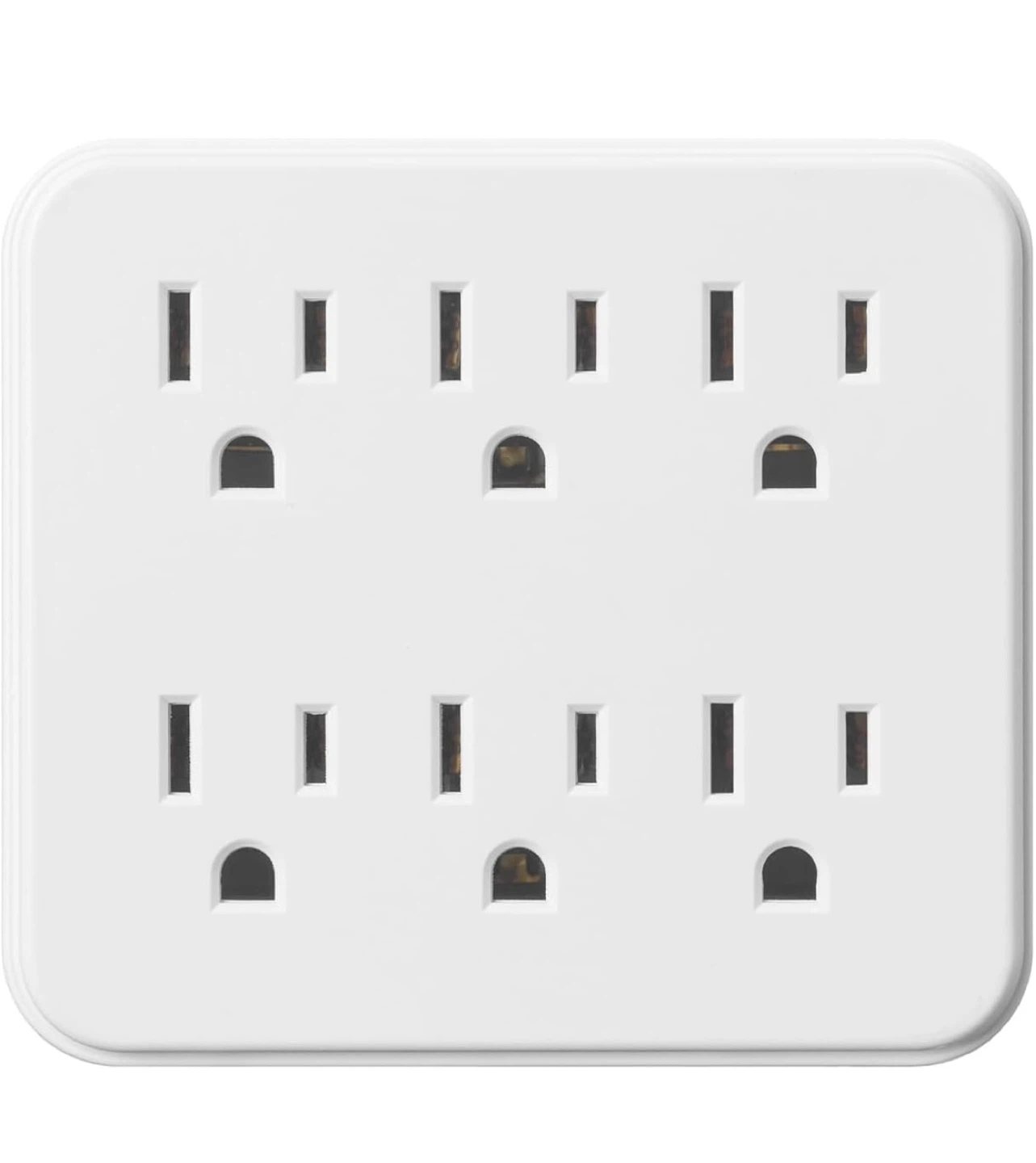 Outlet Extender (2 Pack) – 6 Outlet Wall Adapter - photo 2