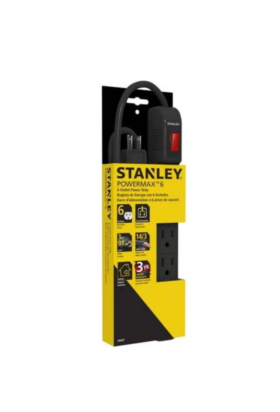 Stanley Power Strip (6 Outlet) – Like New