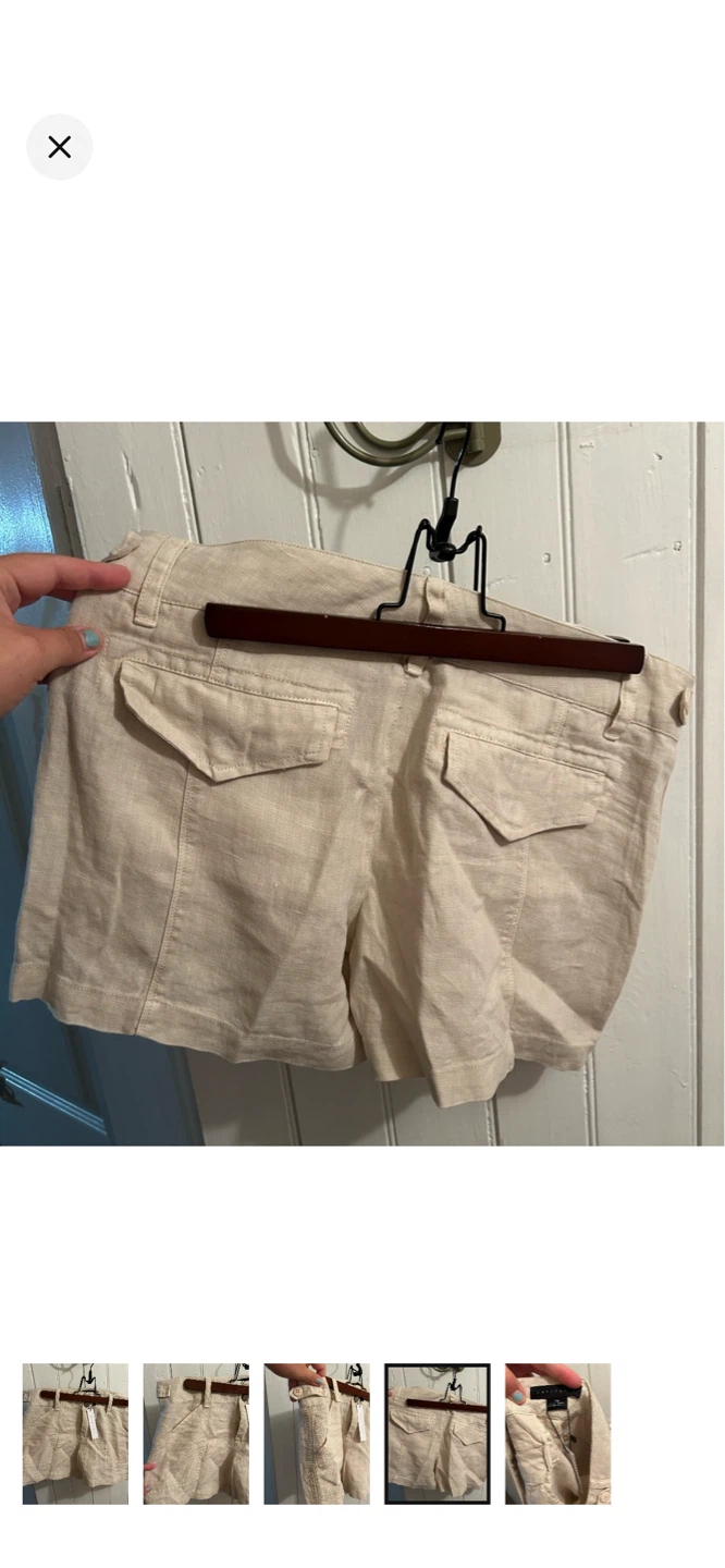 Sanctuary Linen Blend Shorts Size 28 - photo 4
