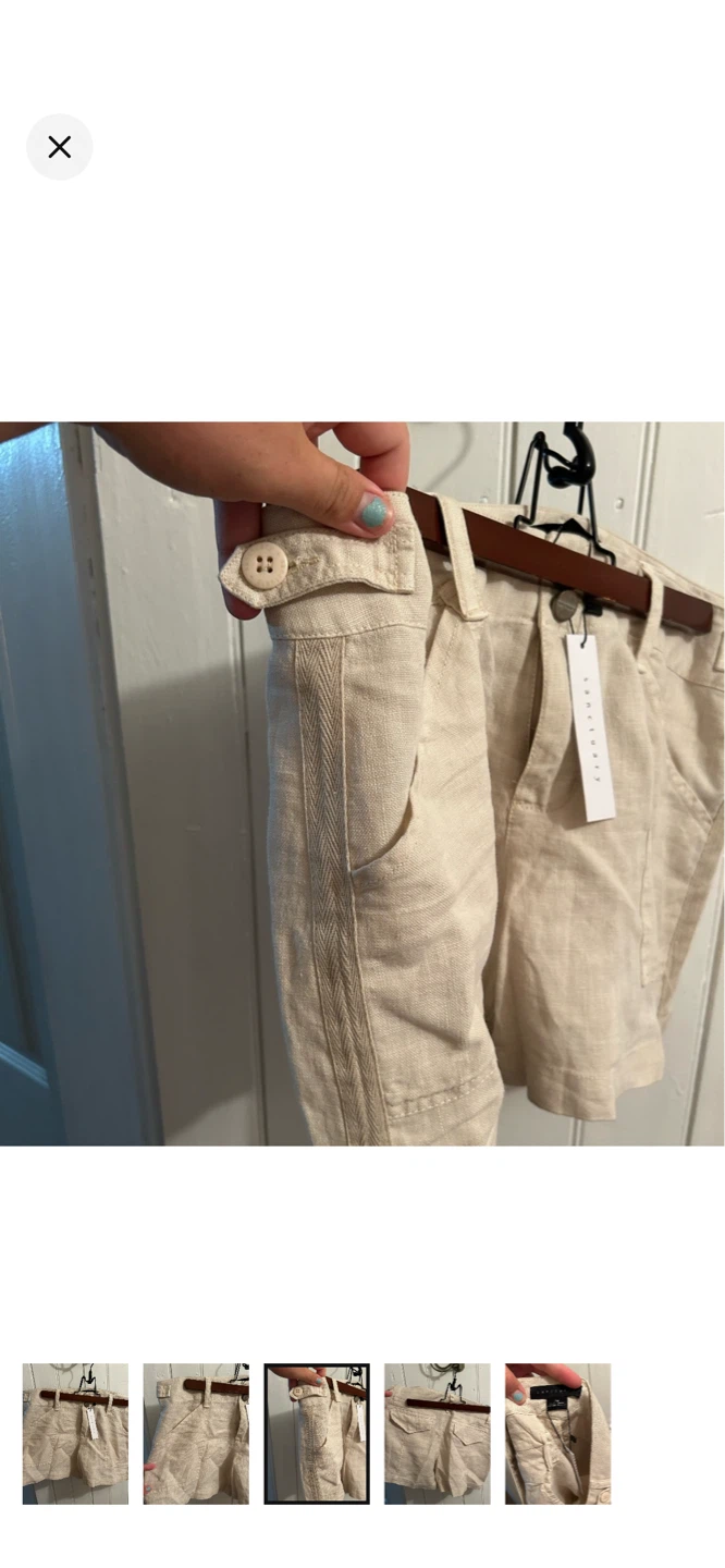 Sanctuary Linen Blend Shorts Size 28 - photo 3