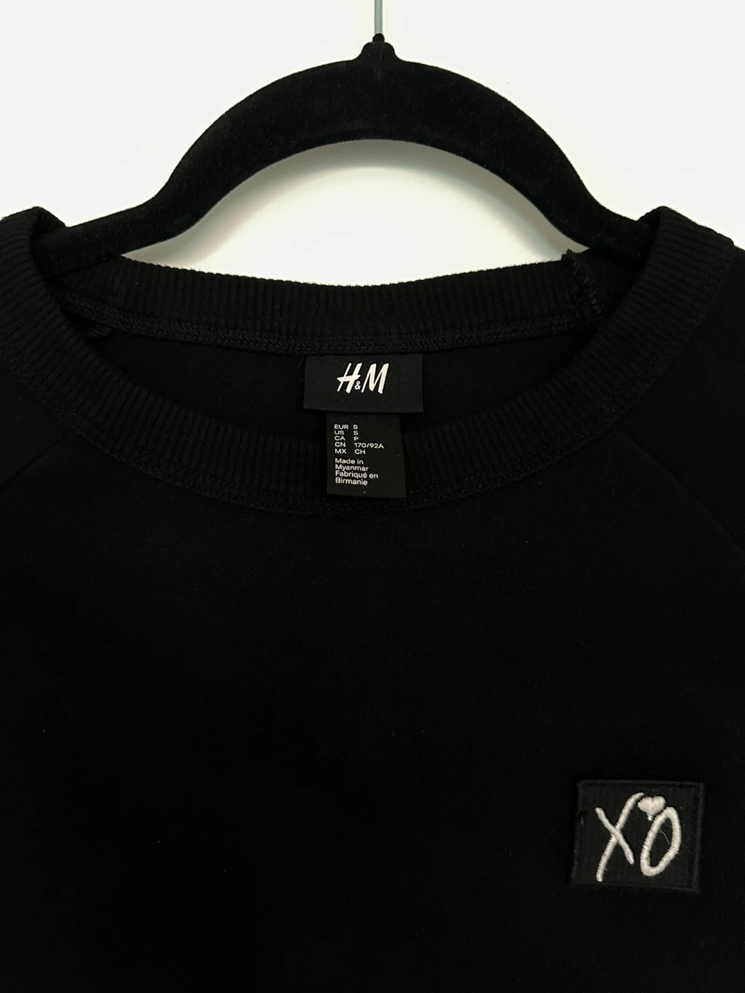 H&M Black XO The Weeknd Sweatshirt - photo 3